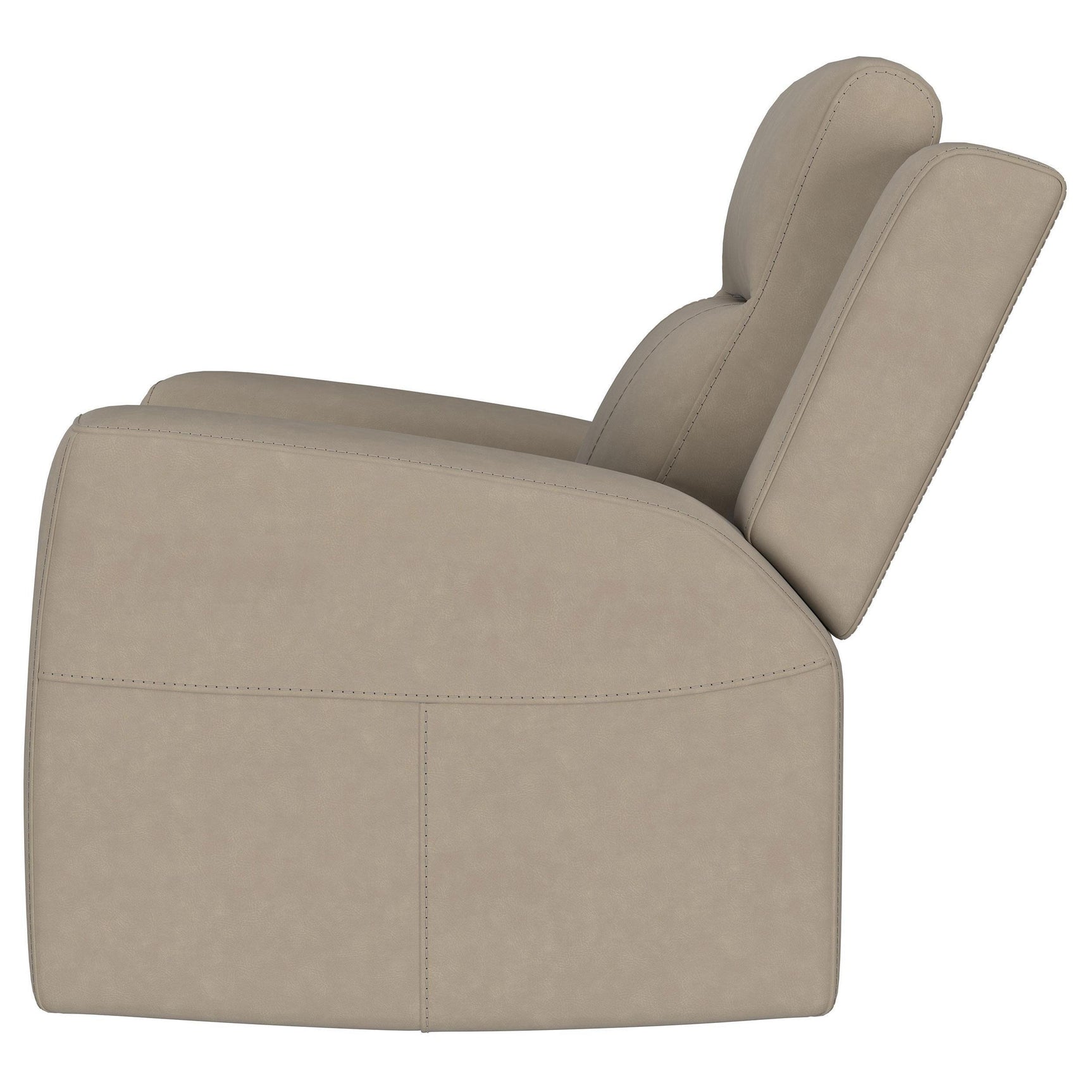 Brentwood Upholstered Recliner Chair Taupe 610283 - Ella Furniture