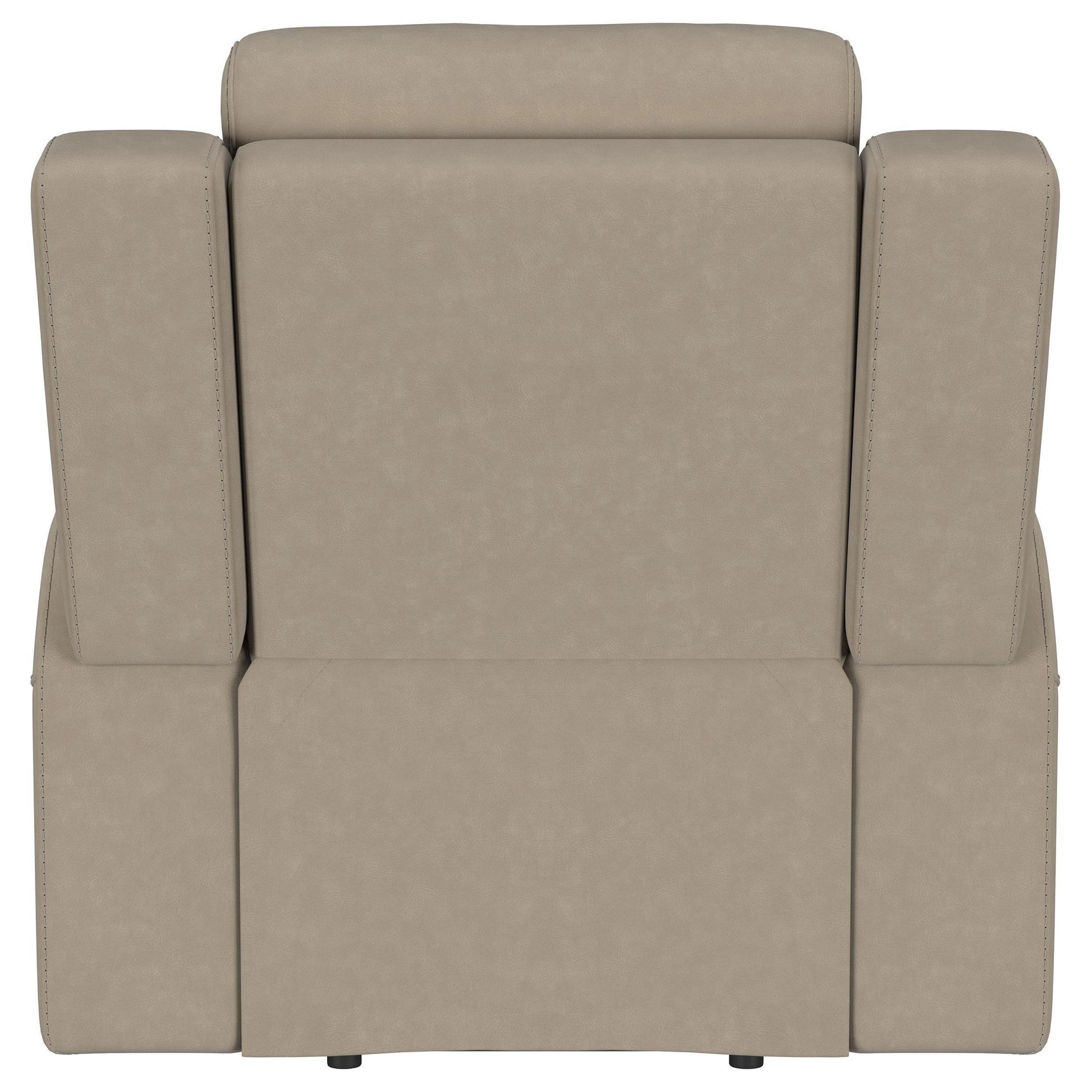 Brentwood Upholstered Recliner Chair Taupe 610283 - Ella Furniture