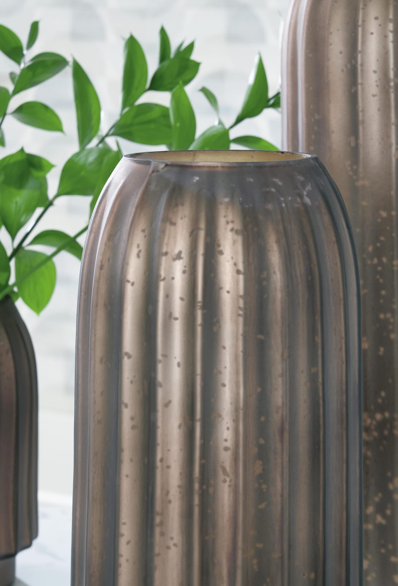 Briarcott Brown Vase detail view