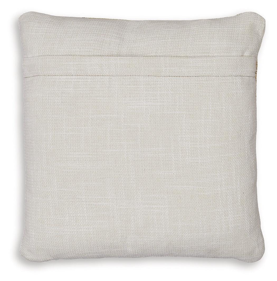 Brockner Next-gen Nuvella Brown/yellow Pillow (Set Of 4) - Ella Furniture