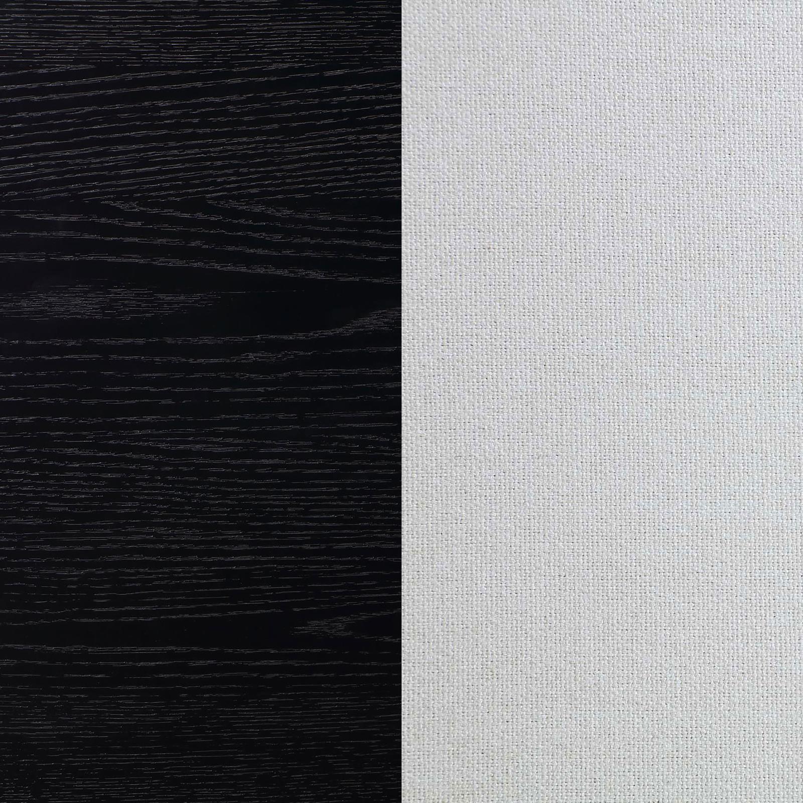 Brookmead Upholstered Dining Side Chair Ivory And Black (Set Of 2) 108232 - Ella Furniture