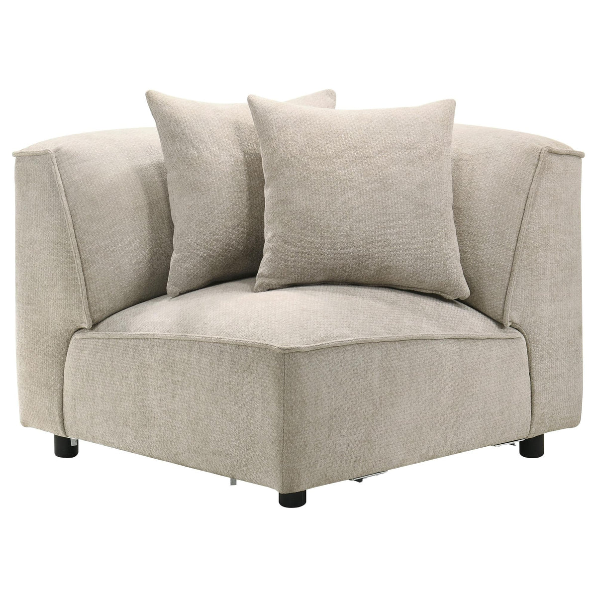 Crane 5-piece Modular Sectional Sofa Beige — product image 11