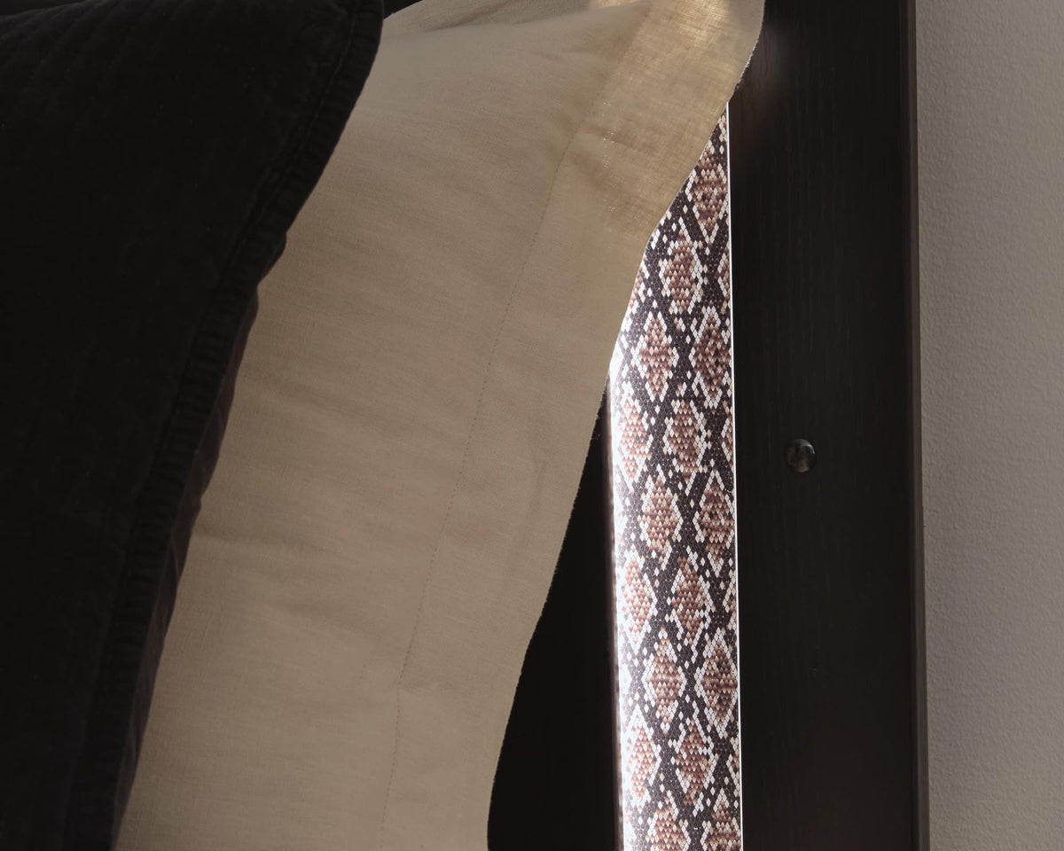Brizmore Black Queen Panel Bed — product image 6