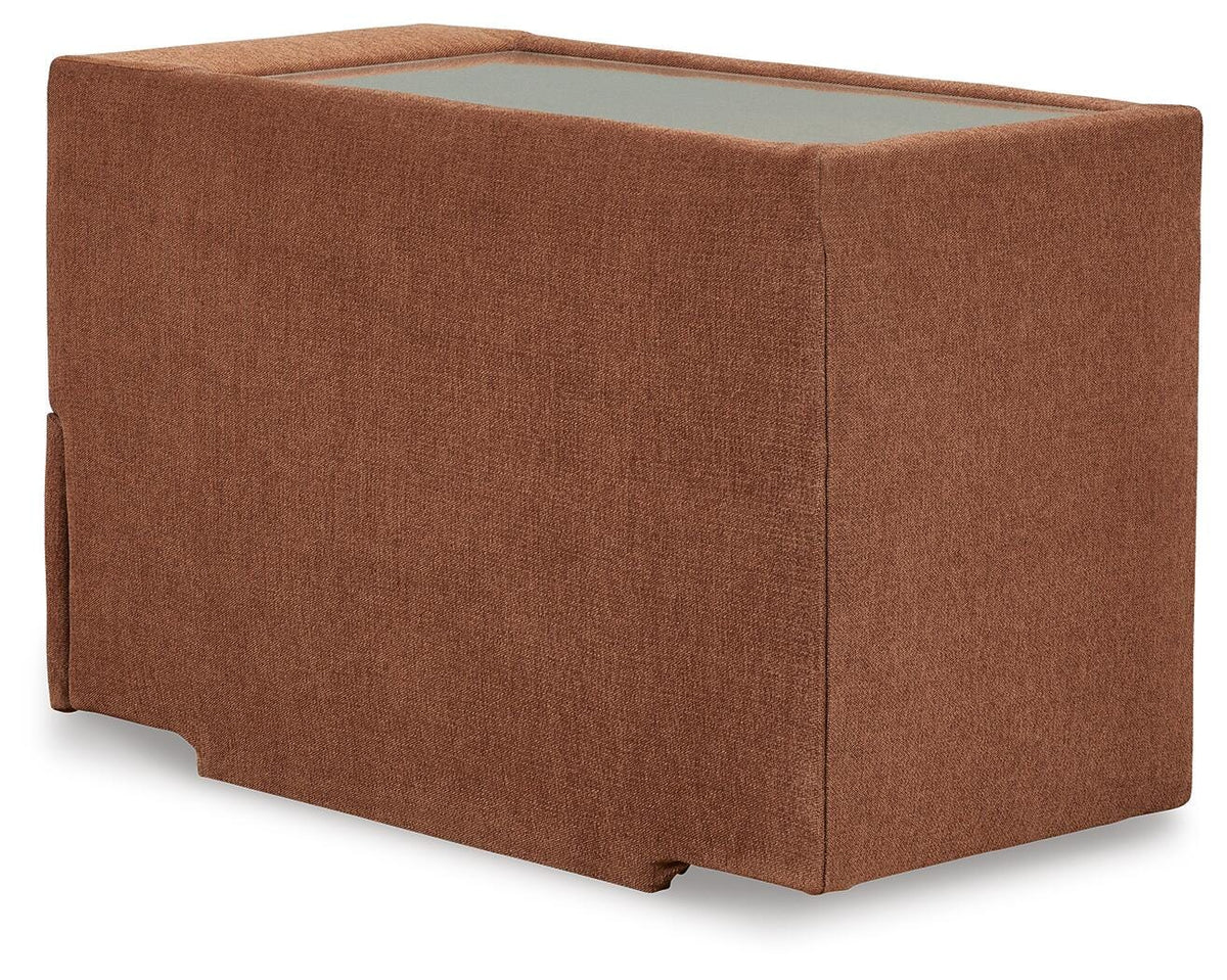 Modmax Spice 4-Piece Sectional with Ottoman — back view