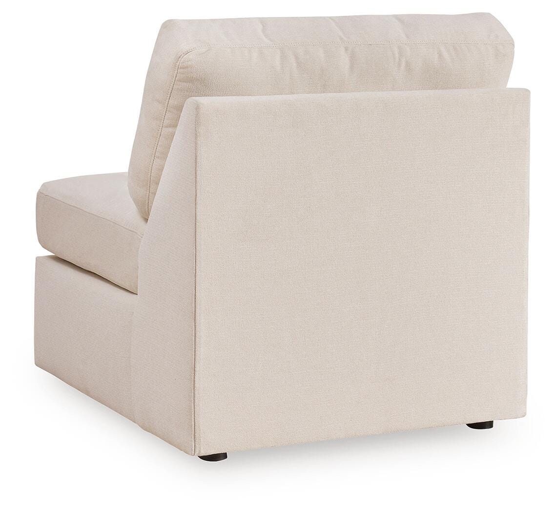Modmax Oyster Performance Fabric 5-Piece Sectional — back view