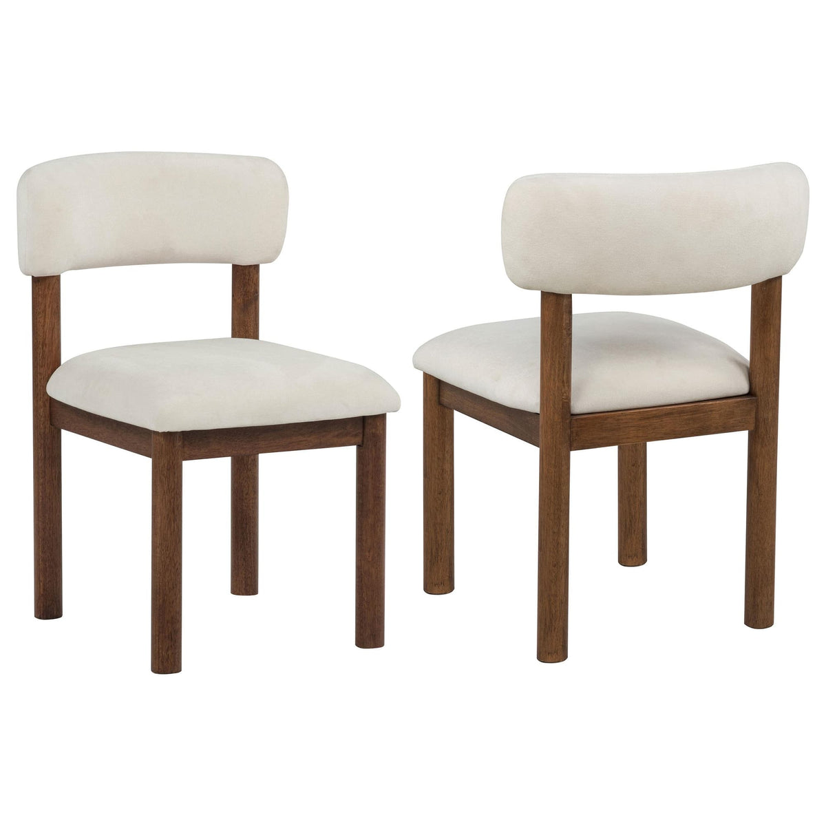 Faulkner Cream Upholstered Dining Side Chair Set of 2 — product view