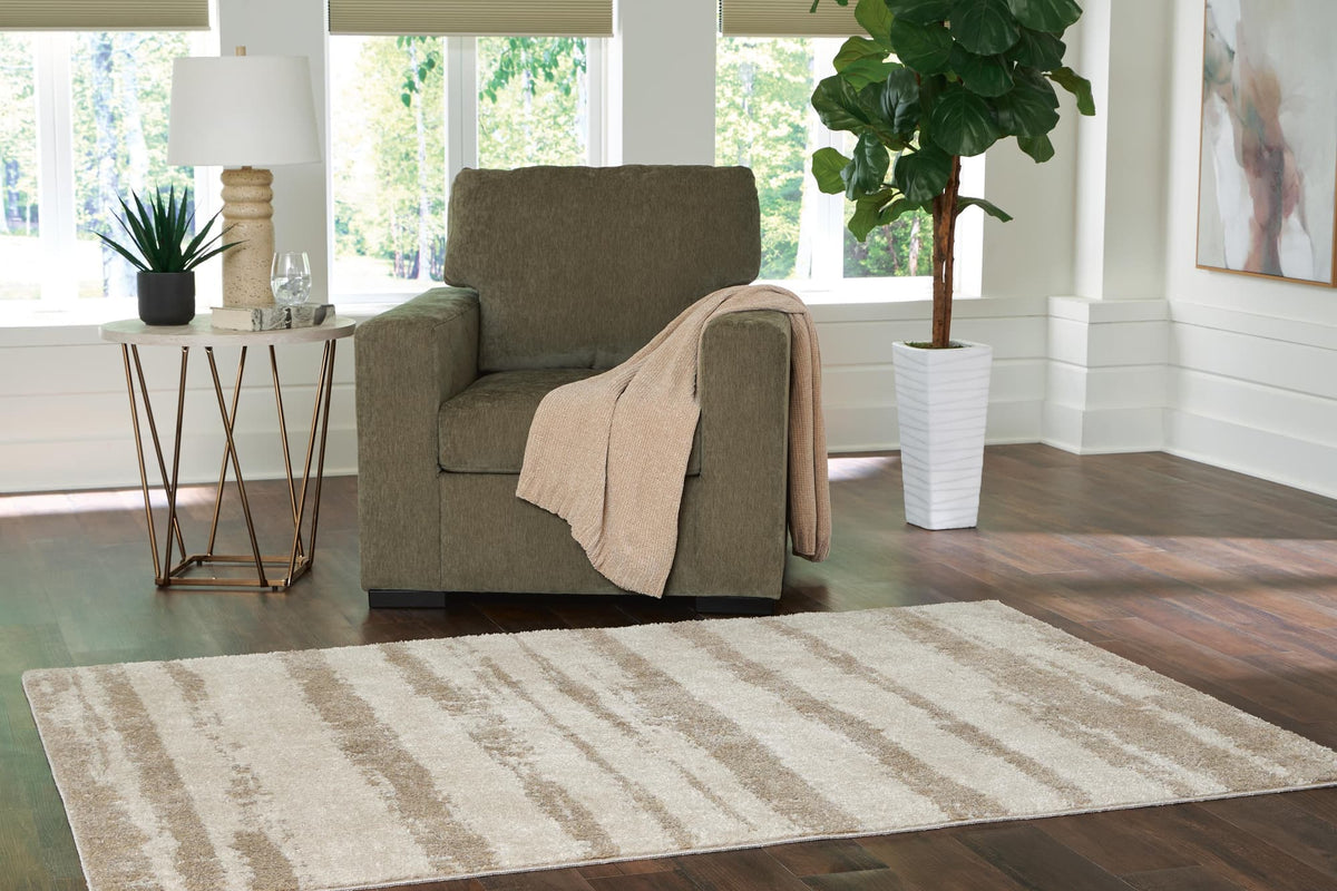 Jerrlow Beige/Brown/Gray Washable Medium Rug — product image 3
