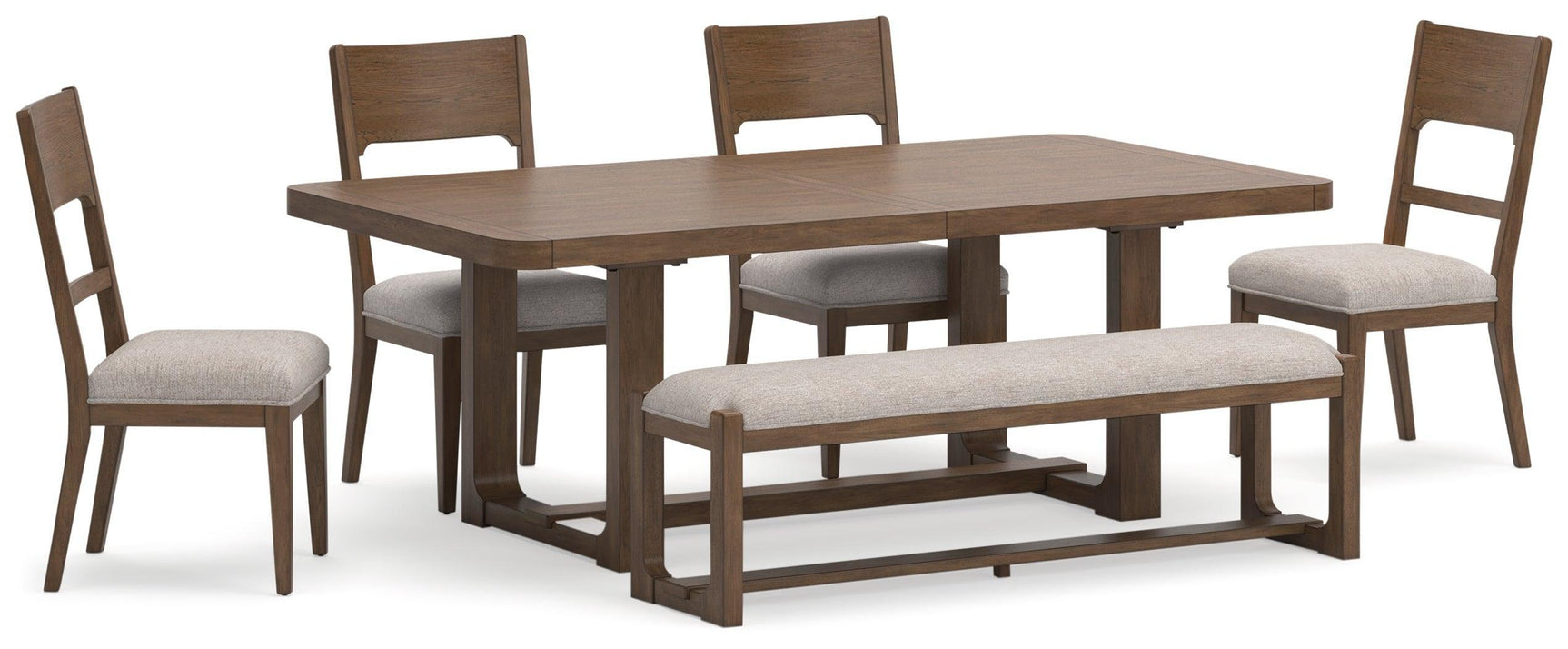 Cabalynn Light Brown Dining Room Set - Ella Furniture