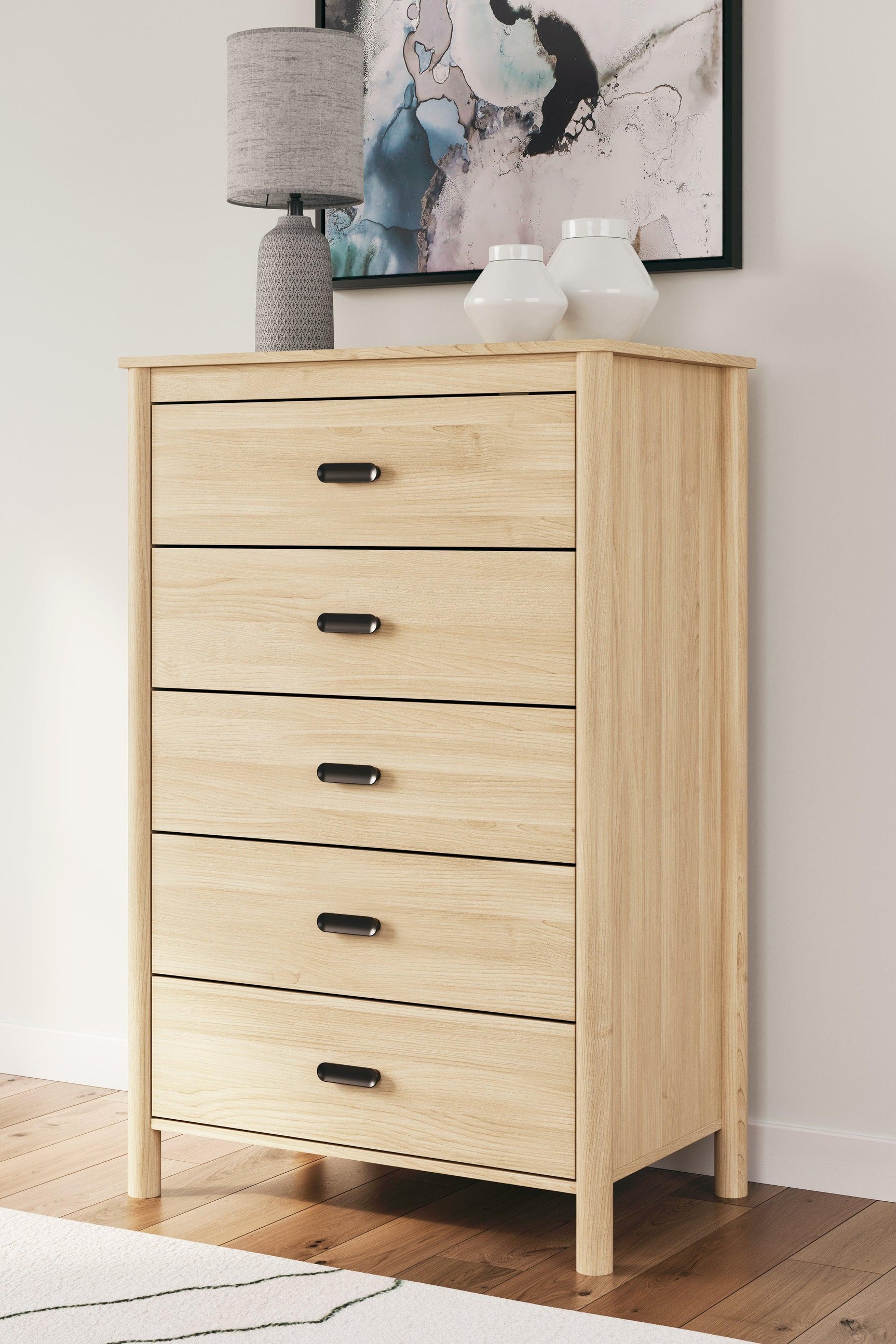 Cabinella Tan Chest of Drawers - Ella Furniture