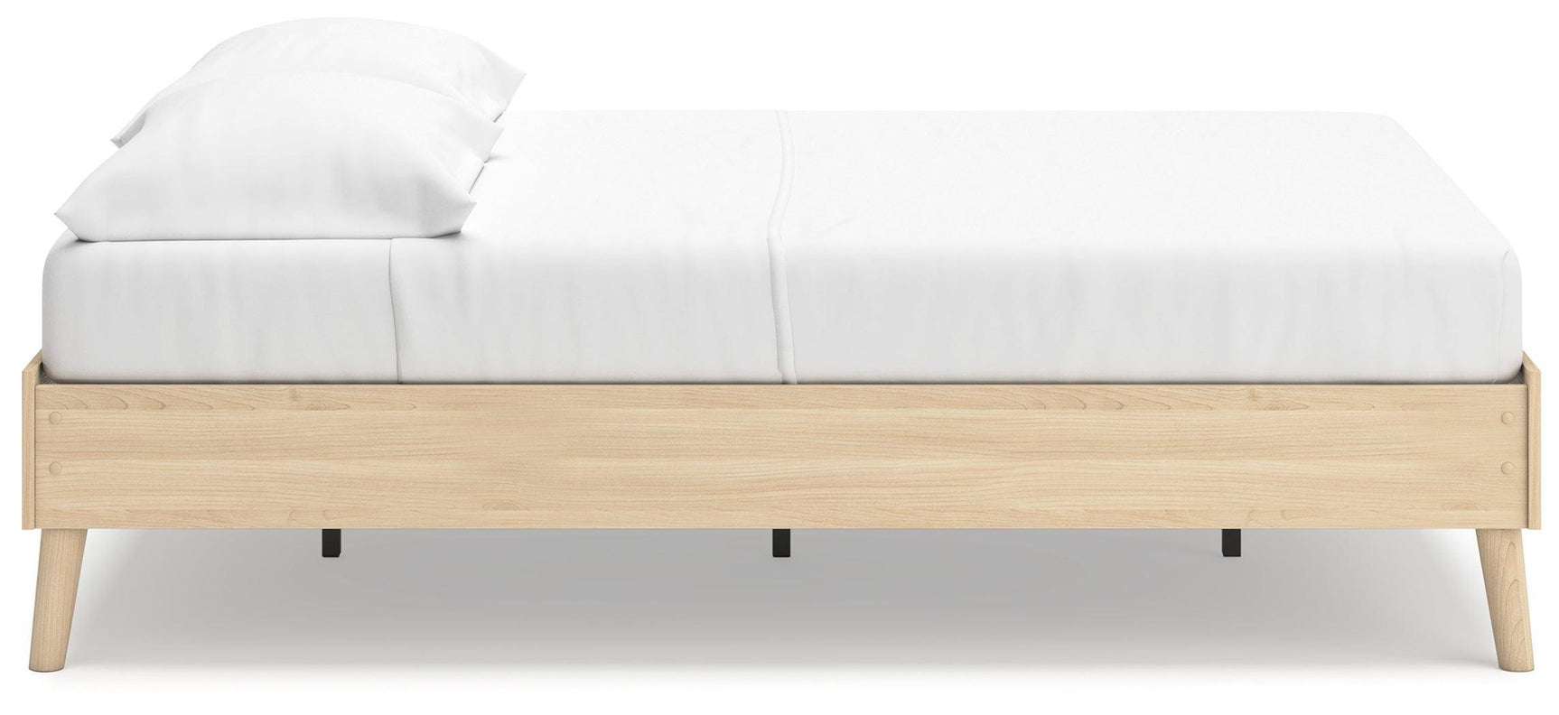 Cabinella Tan Full Platform Bed - Ella Furniture