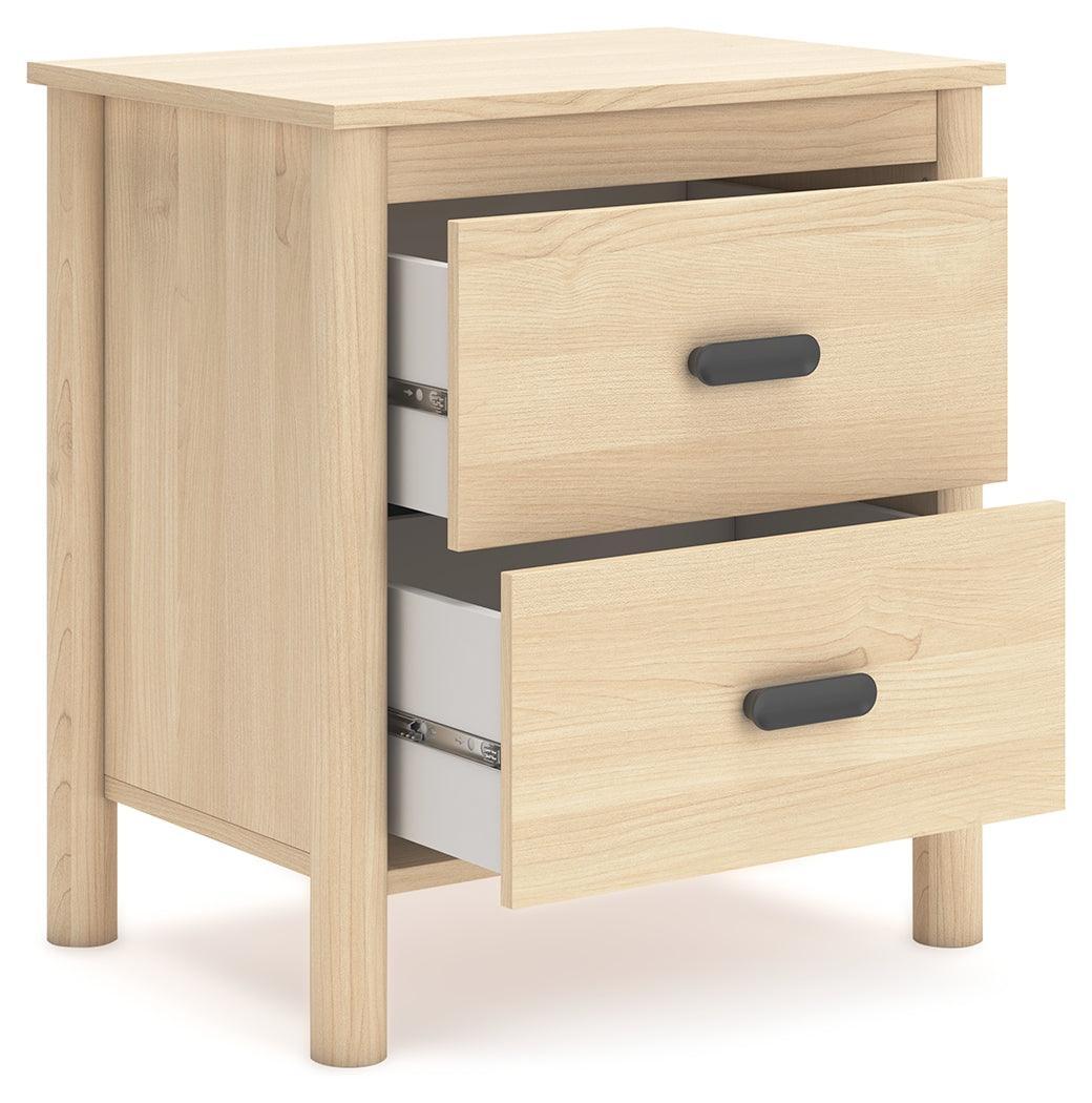 Cabinella Tan Nightstand - Ella Furniture