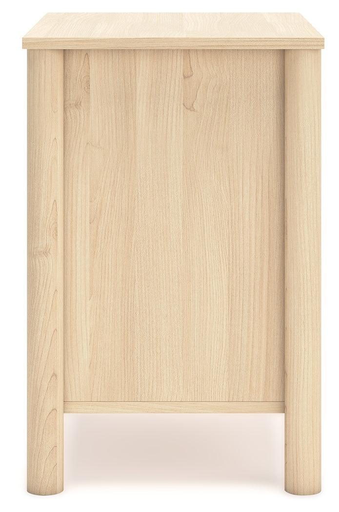 Cabinella Tan Nightstand - Ella Furniture