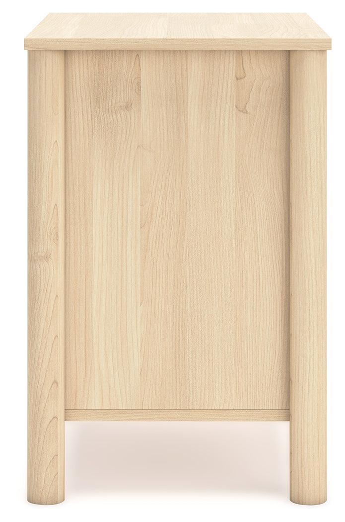 Cabinella Tan Nightstand - Ella Furniture