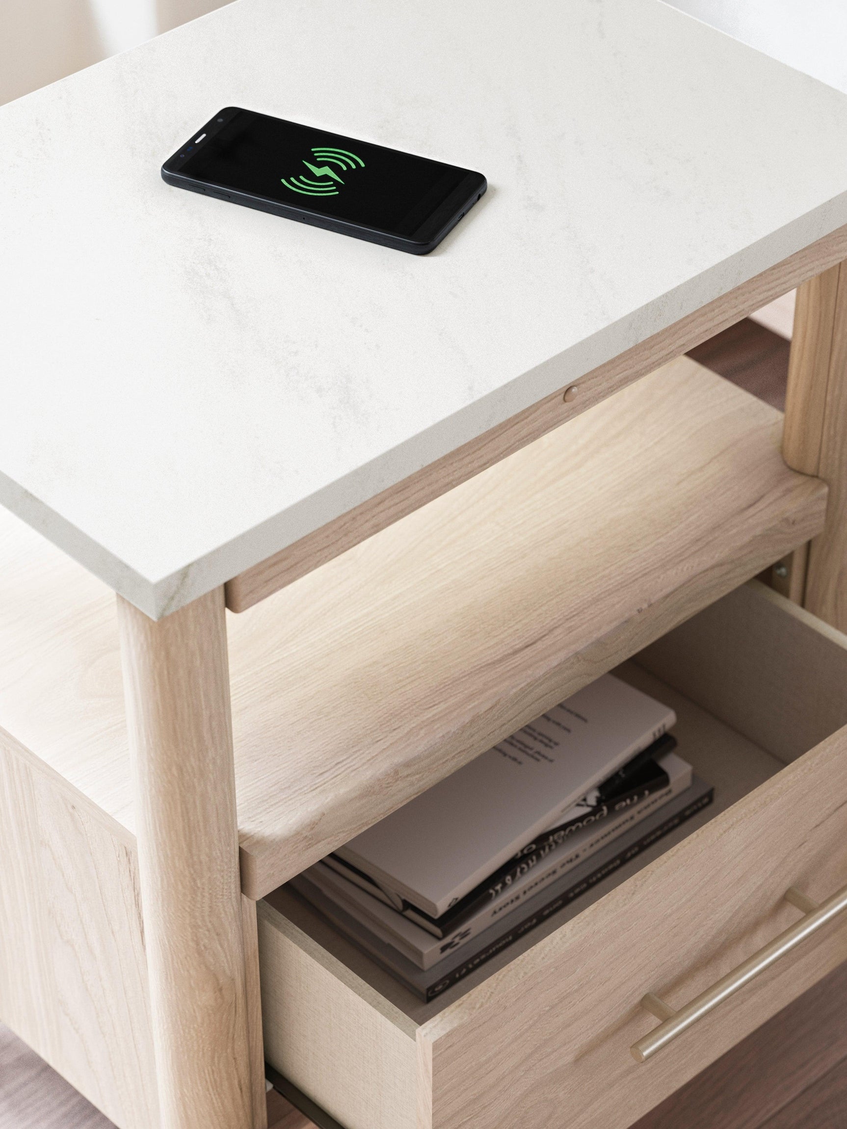Cadmori Two-tone Nightstand - Ella Furniture