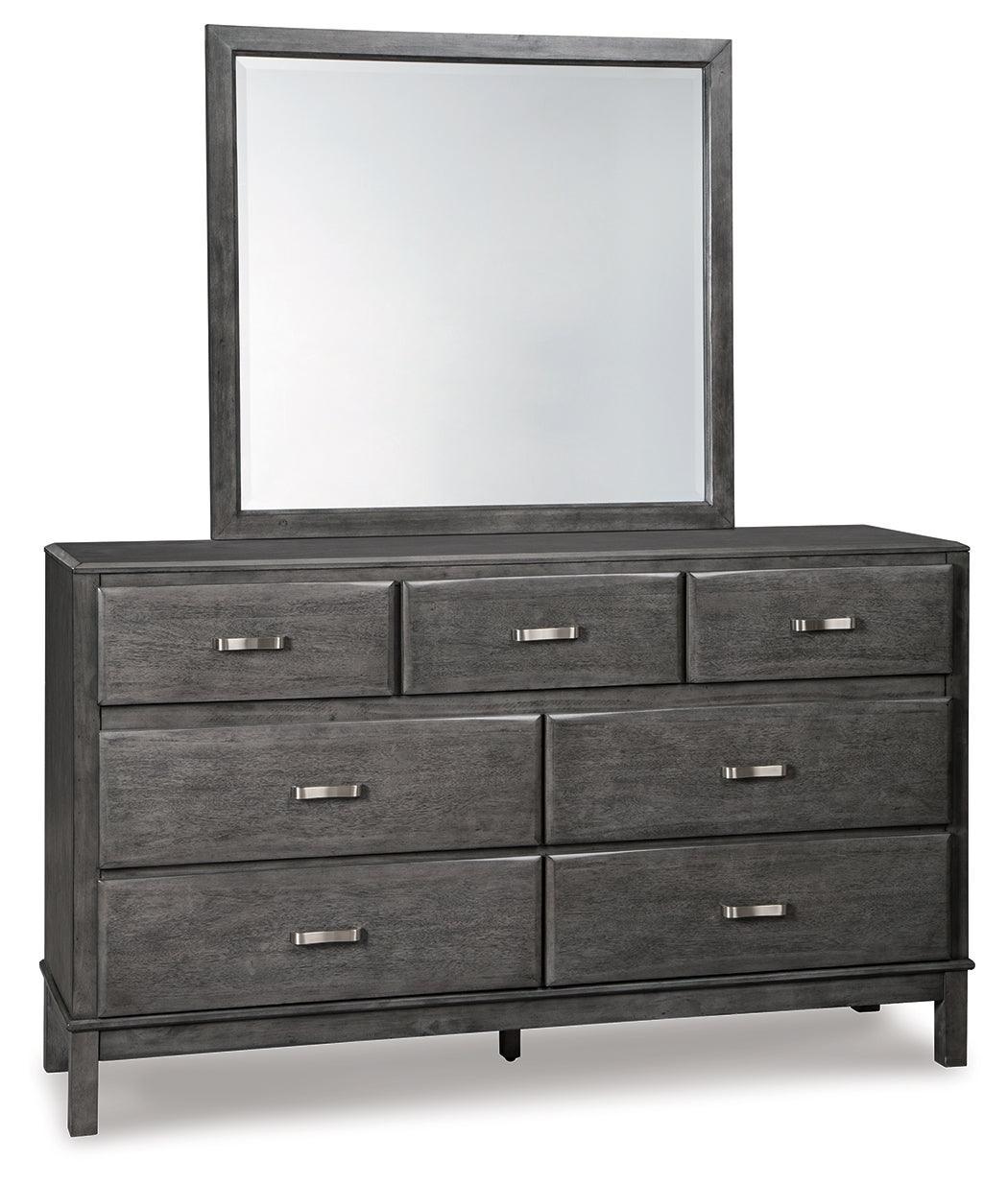 Caitbrook Gray 8 Storage Bedroom Set - Ella Furniture