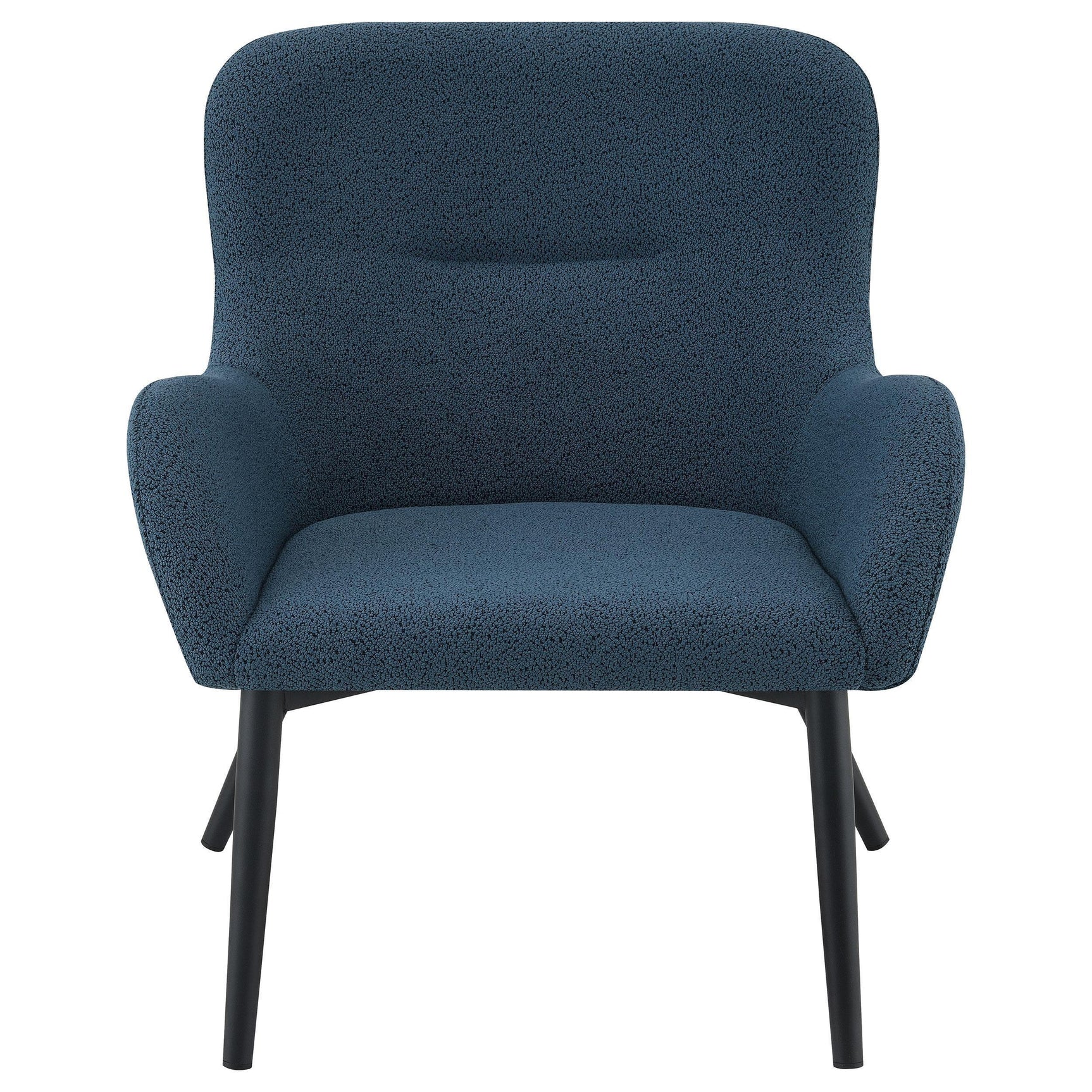 CALVIN Calvin Upholstered Modern Arm Accent Chair Aegean Blue 902472 - Ella Furniture