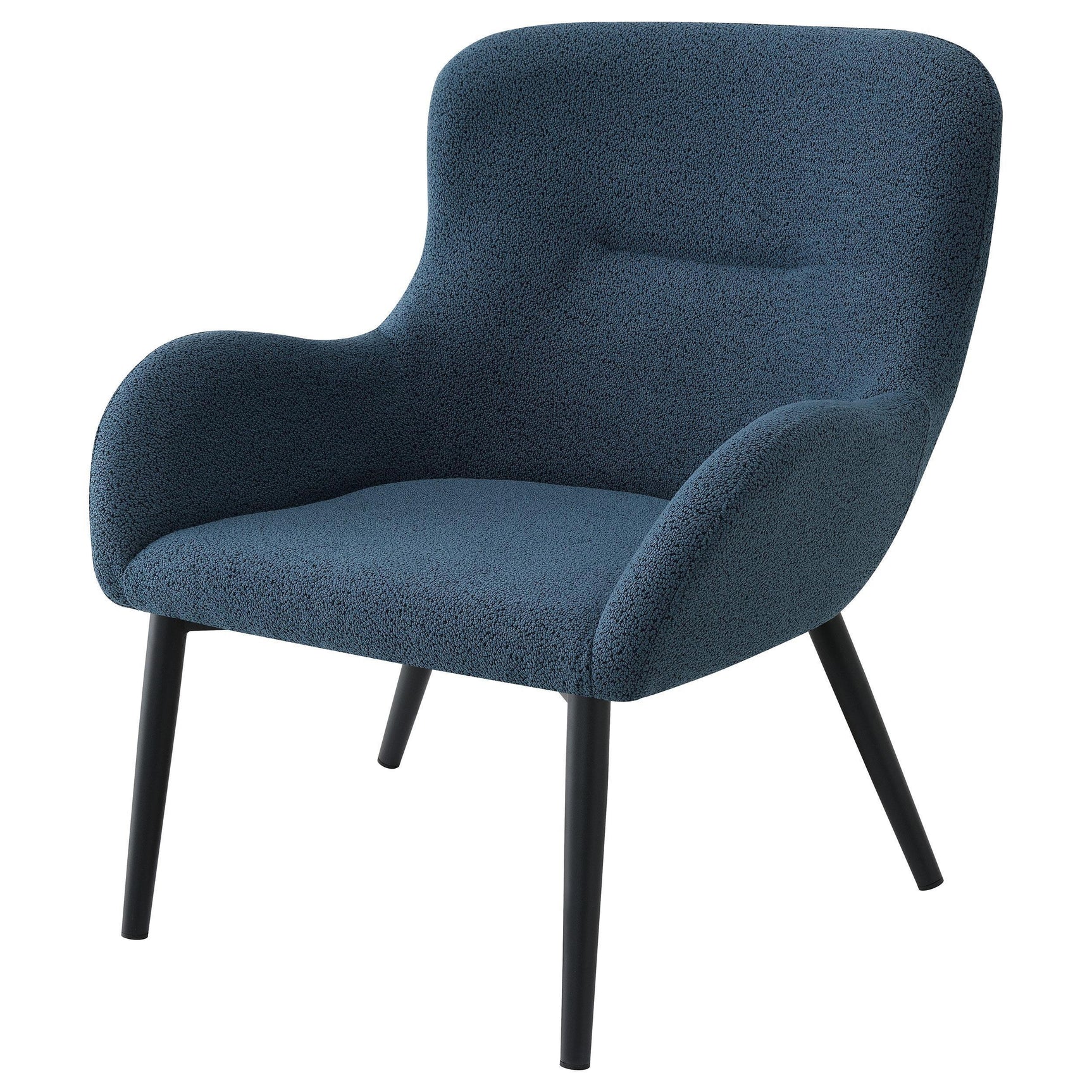 CALVIN Calvin Upholstered Modern Arm Accent Chair Aegean Blue 902472 - Ella Furniture