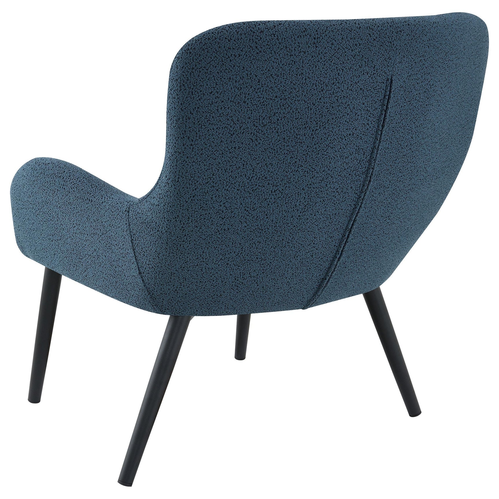 CALVIN Calvin Upholstered Modern Arm Accent Chair Aegean Blue 902472 - Ella Furniture