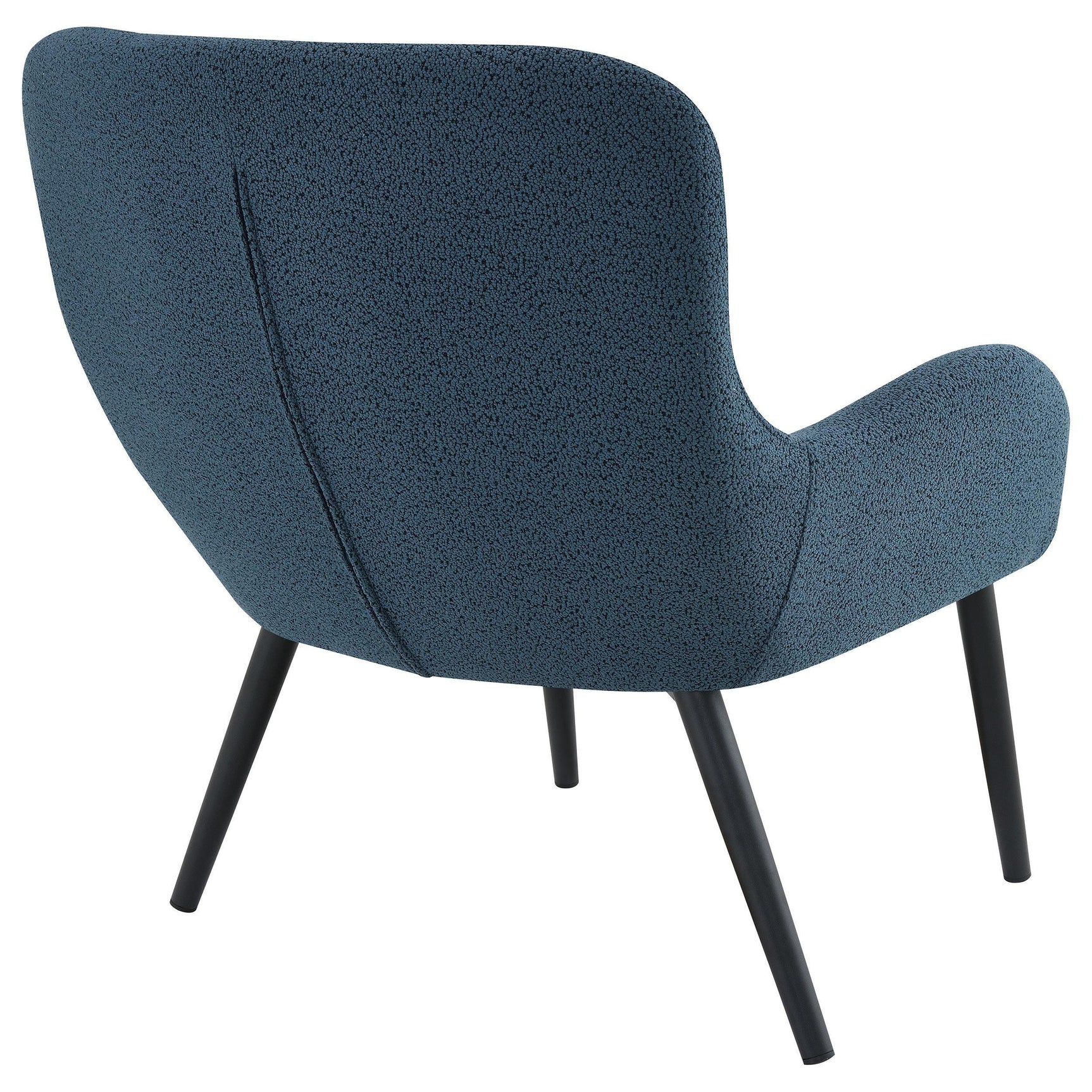 CALVIN Calvin Upholstered Modern Arm Accent Chair Aegean Blue 902472 - Ella Furniture