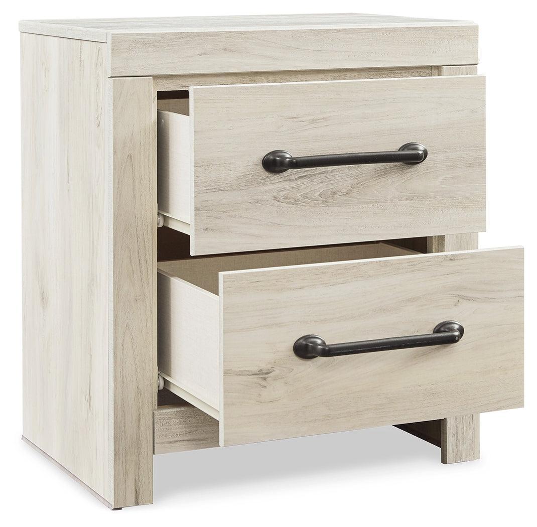 Cambeck Whitewash Upholstered Panel Bedroom Set - Ella Furniture