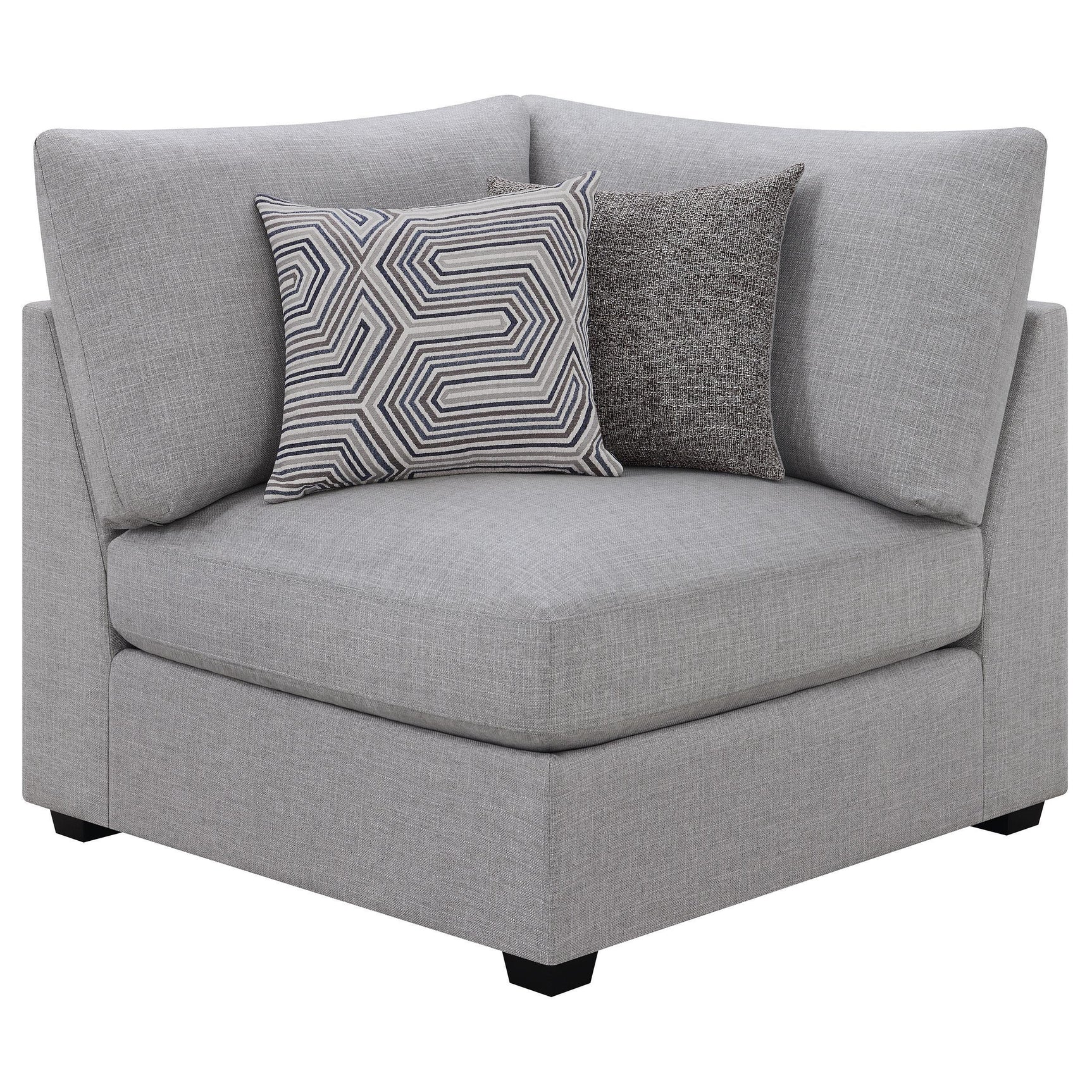 Cambria 4-piece Upholstered Modular Sectional Sofa Grey 551511-S4A - Ella Furniture