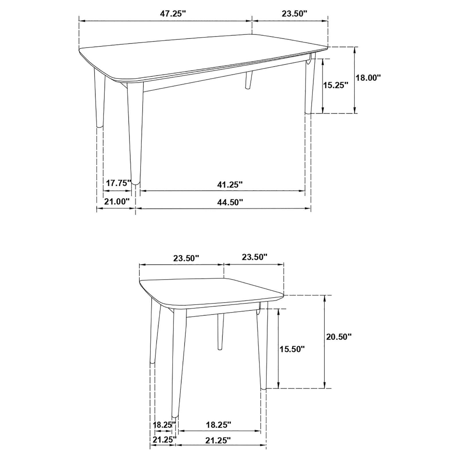 Carey 3-Piece Occasional Set With Coffee And End Tables Black 708490 - Ella Furniture