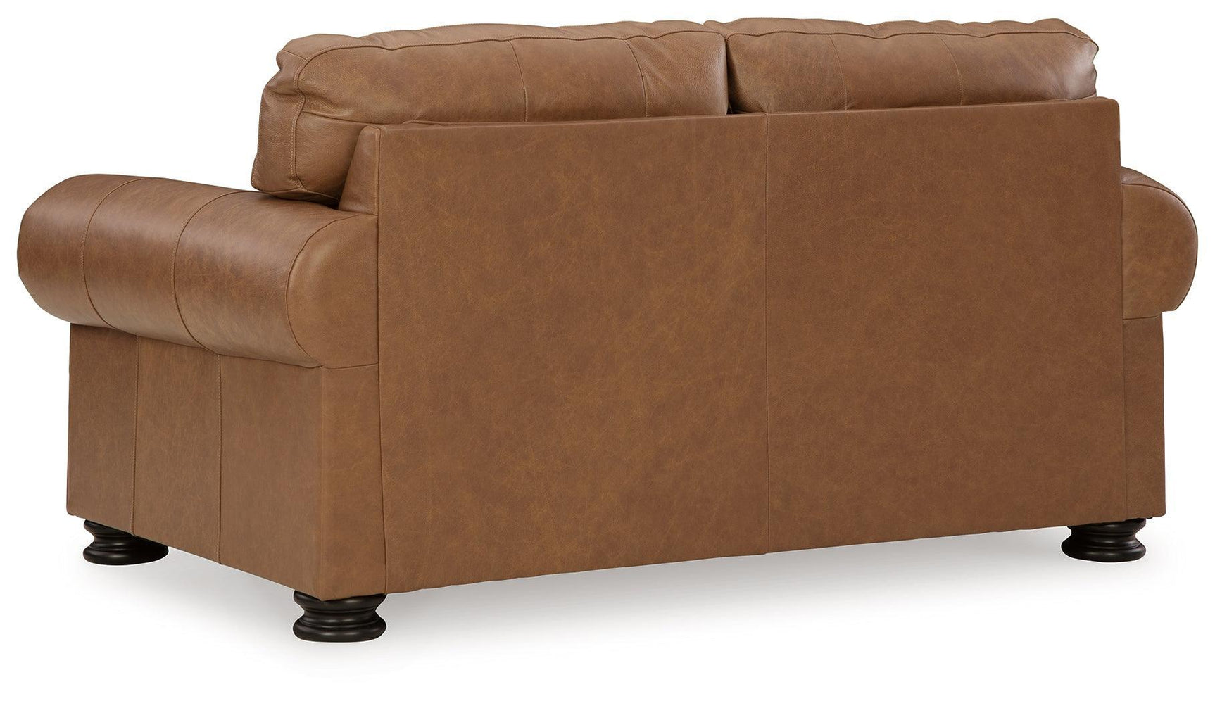 Carianna Caramel Sofa, Loveseat, Chair And Ottoman - Ella Furniture