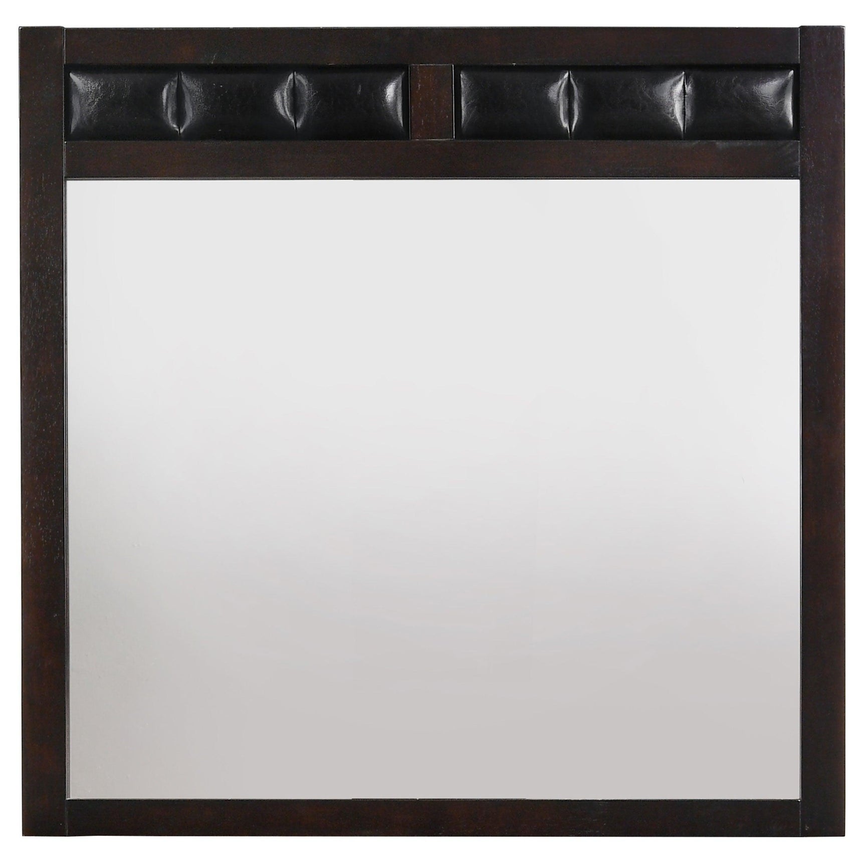 Carlton Cappuccino And Black Upholstered Panel Bedroom Set - Ella Furniture