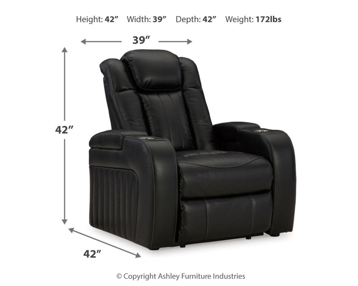 Caveman Midnight Den Sofa, Loveseat And Recliner - Ella Furniture