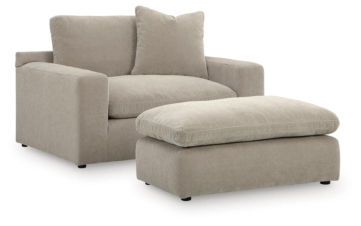 Maxton Pebble Heights Oversized Chair and Ottoman — product image 2