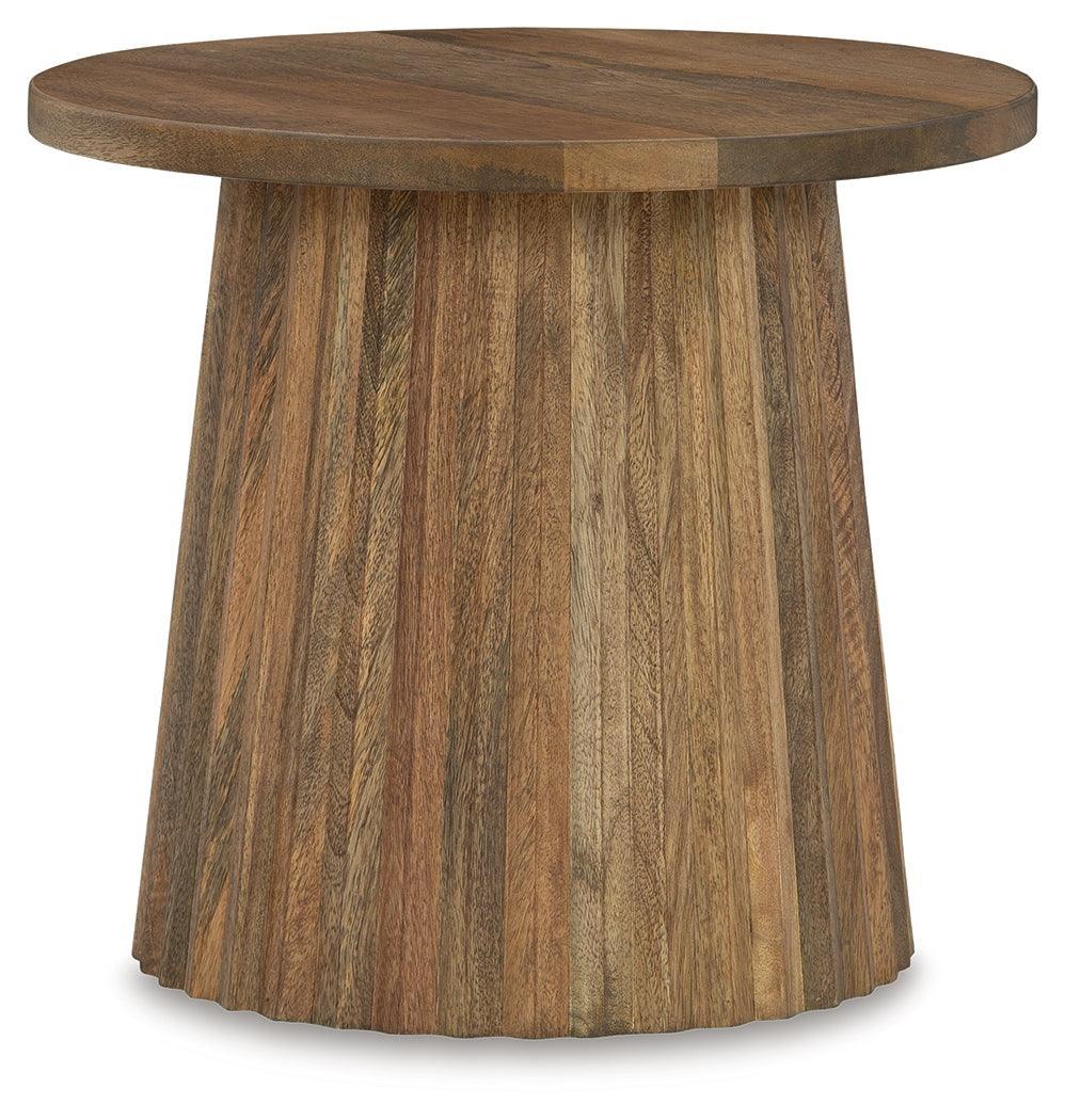 Ceilby Natural Accent Table - Ella Furniture