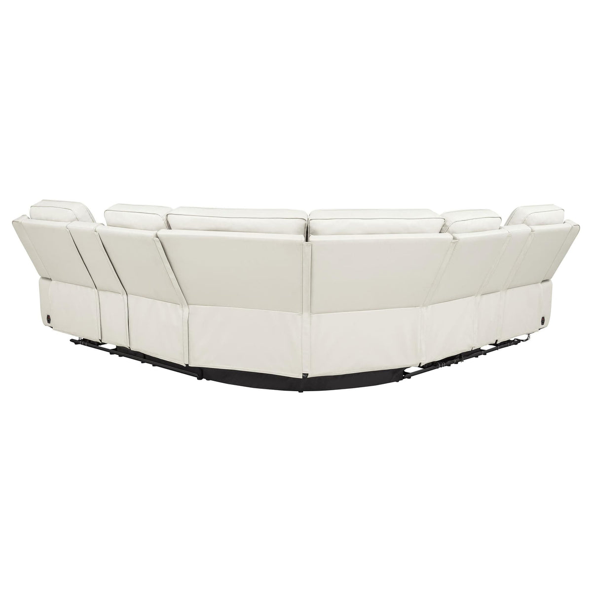 Rojas 3-Piece Dual Power L-Shaped Sectional Sofa with Bluetooth Greige — product image 5