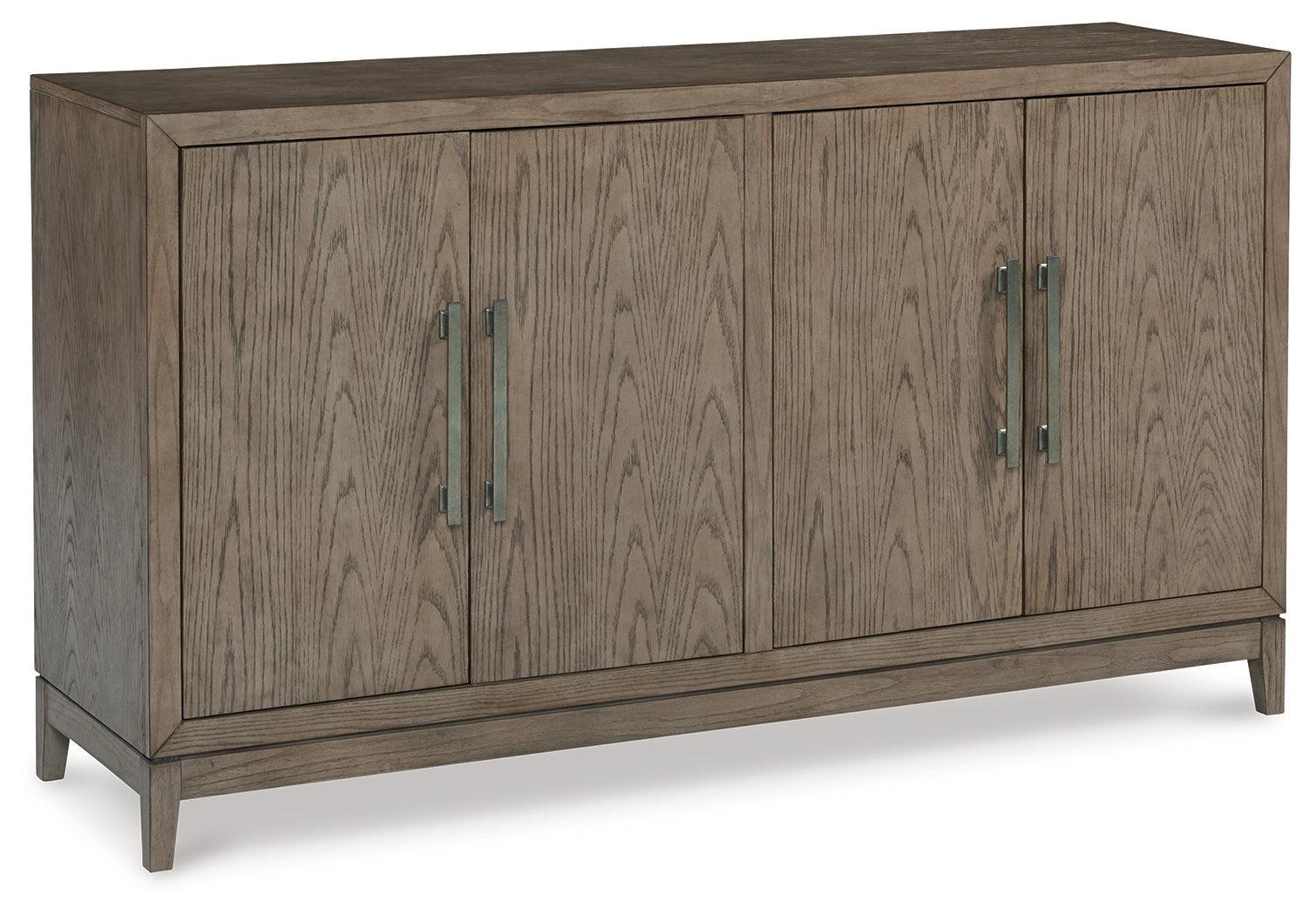Chrestner Gray Rectangular Dining Room Set - Ella Furniture