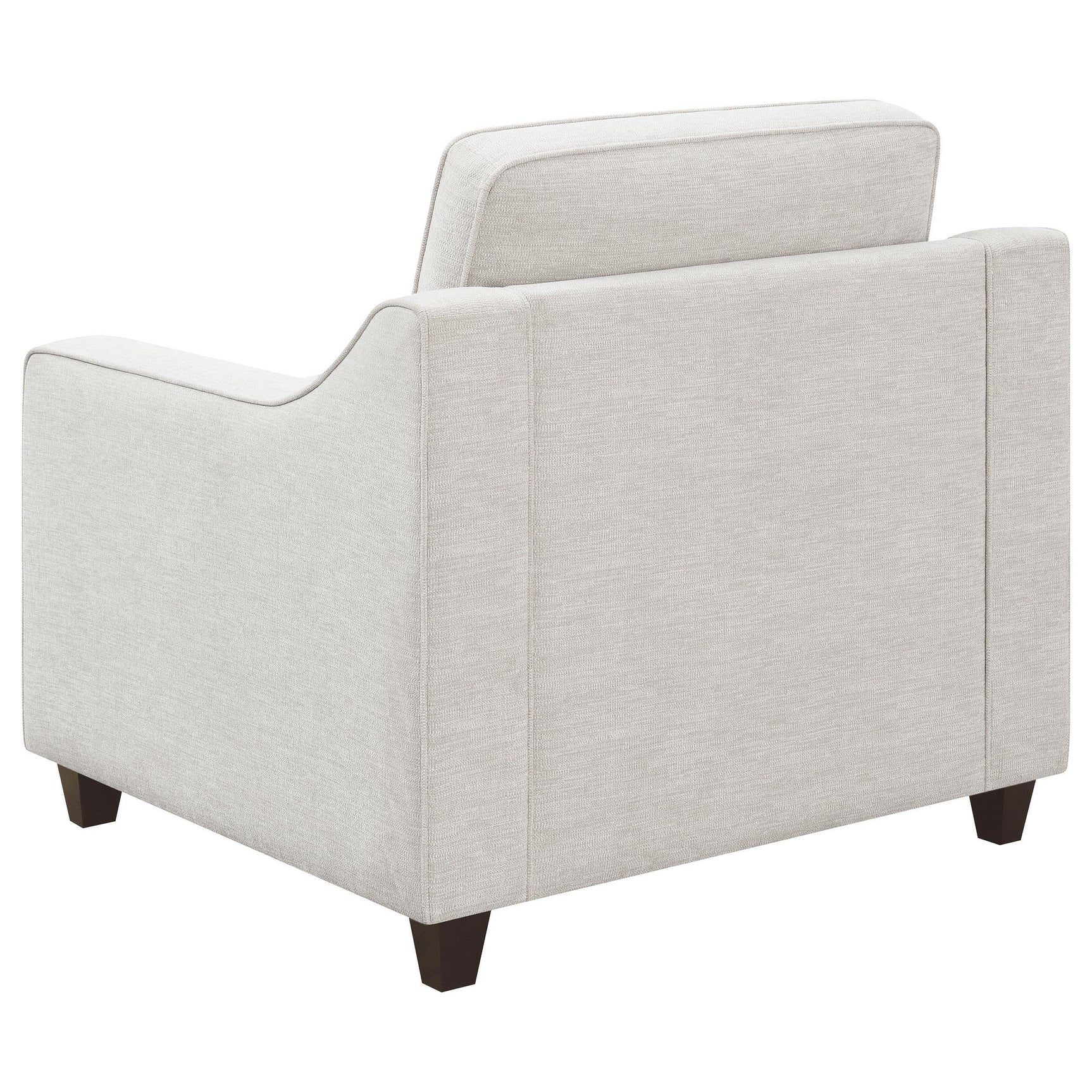 Christine Christine 3-piece Upholstered Sloped Arm Sofa Set Beige 552061-S3 - Ella Furniture
