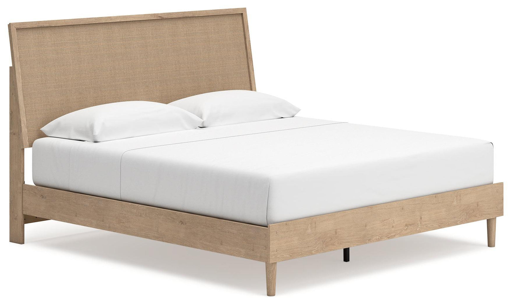 Cielden Two-tone King Panel Bed - Ella Furniture
