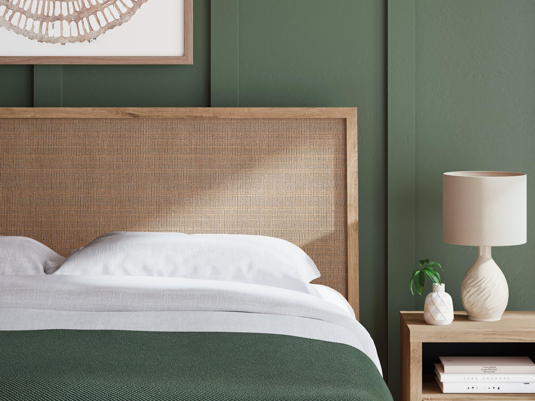 Cielden Two-tone King Panel Bed - Ella Furniture