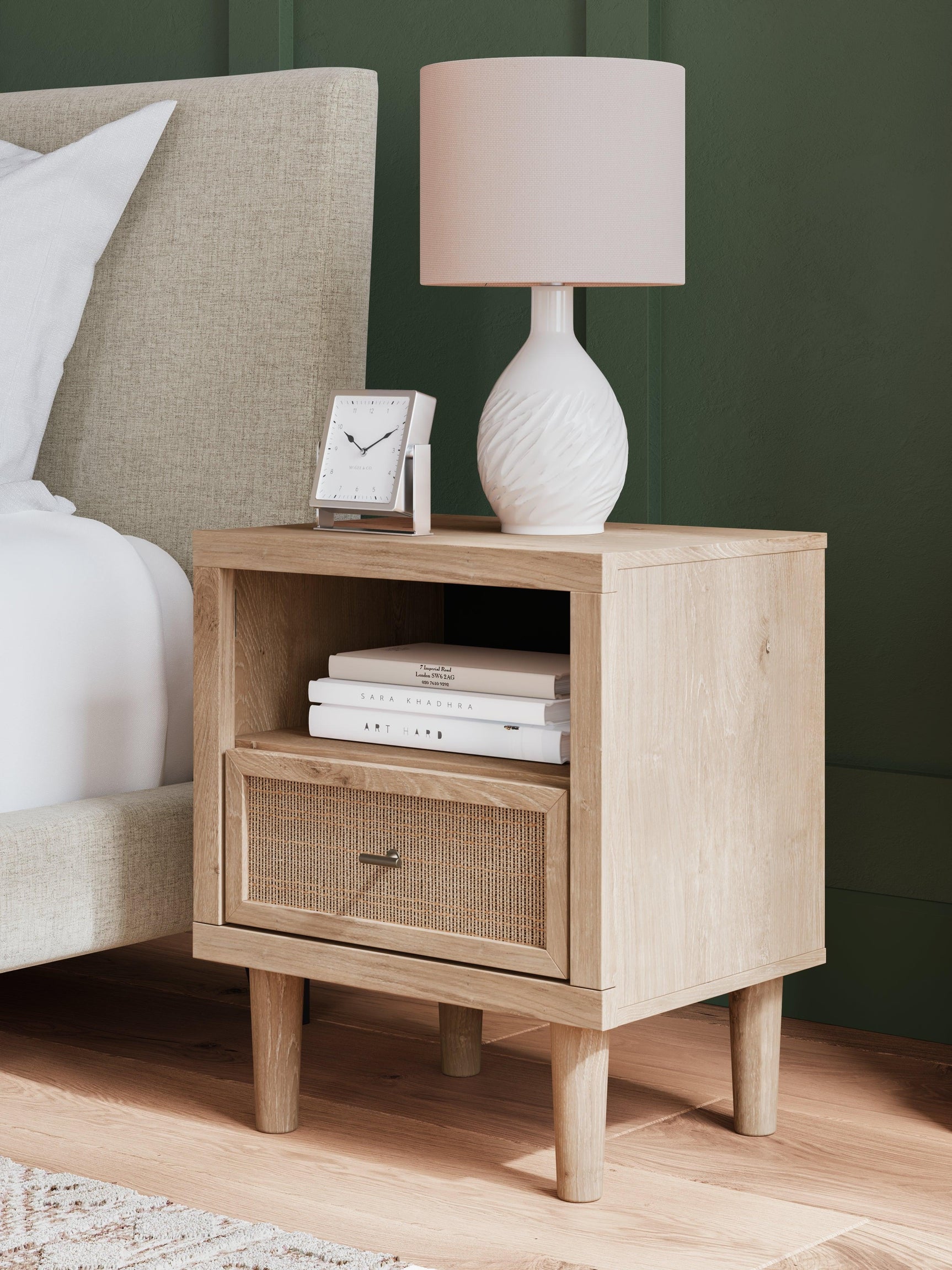 Cielden Two-tone Nightstand - Ella Furniture