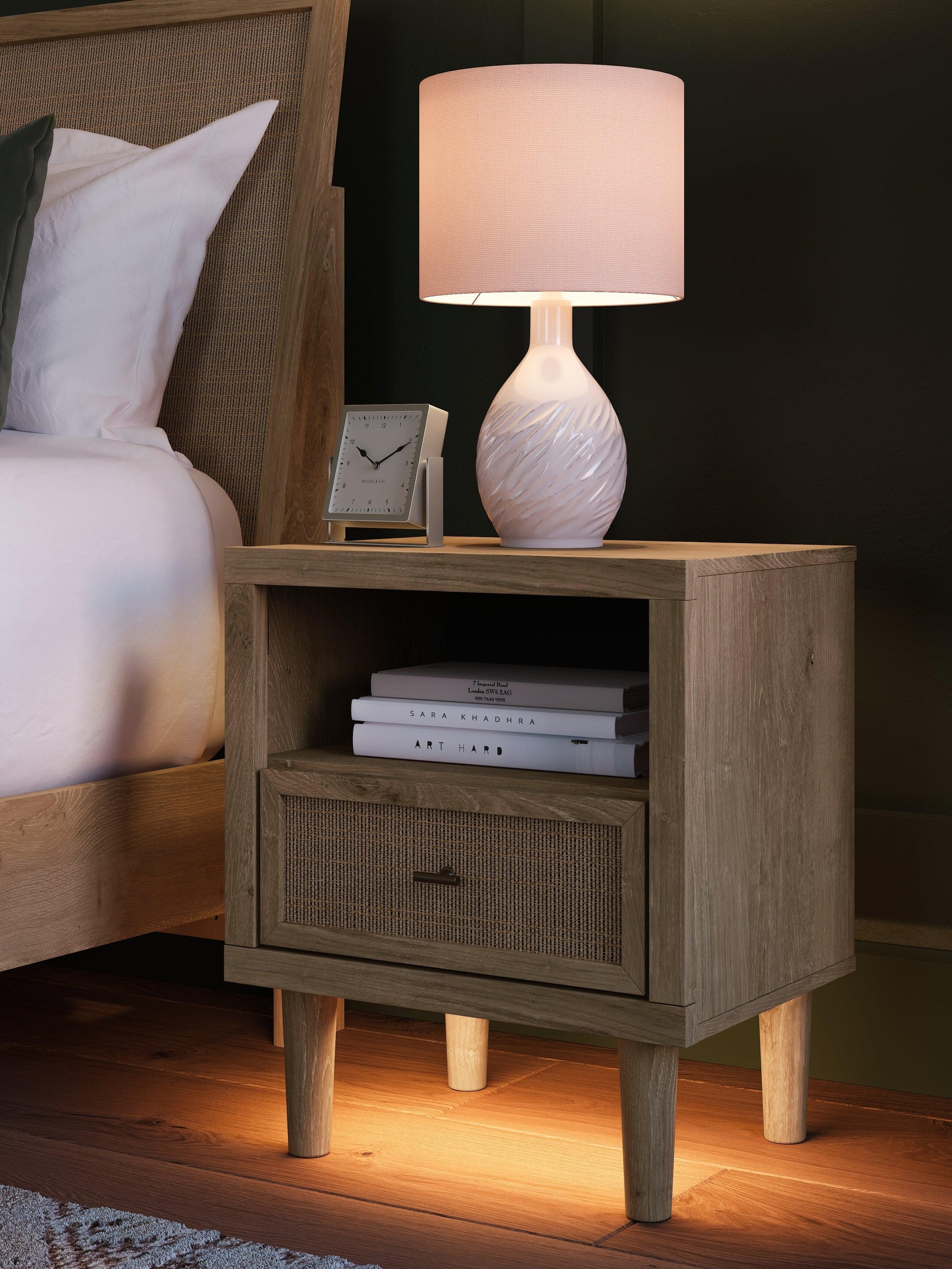 Cielden Two-tone Nightstand - Ella Furniture