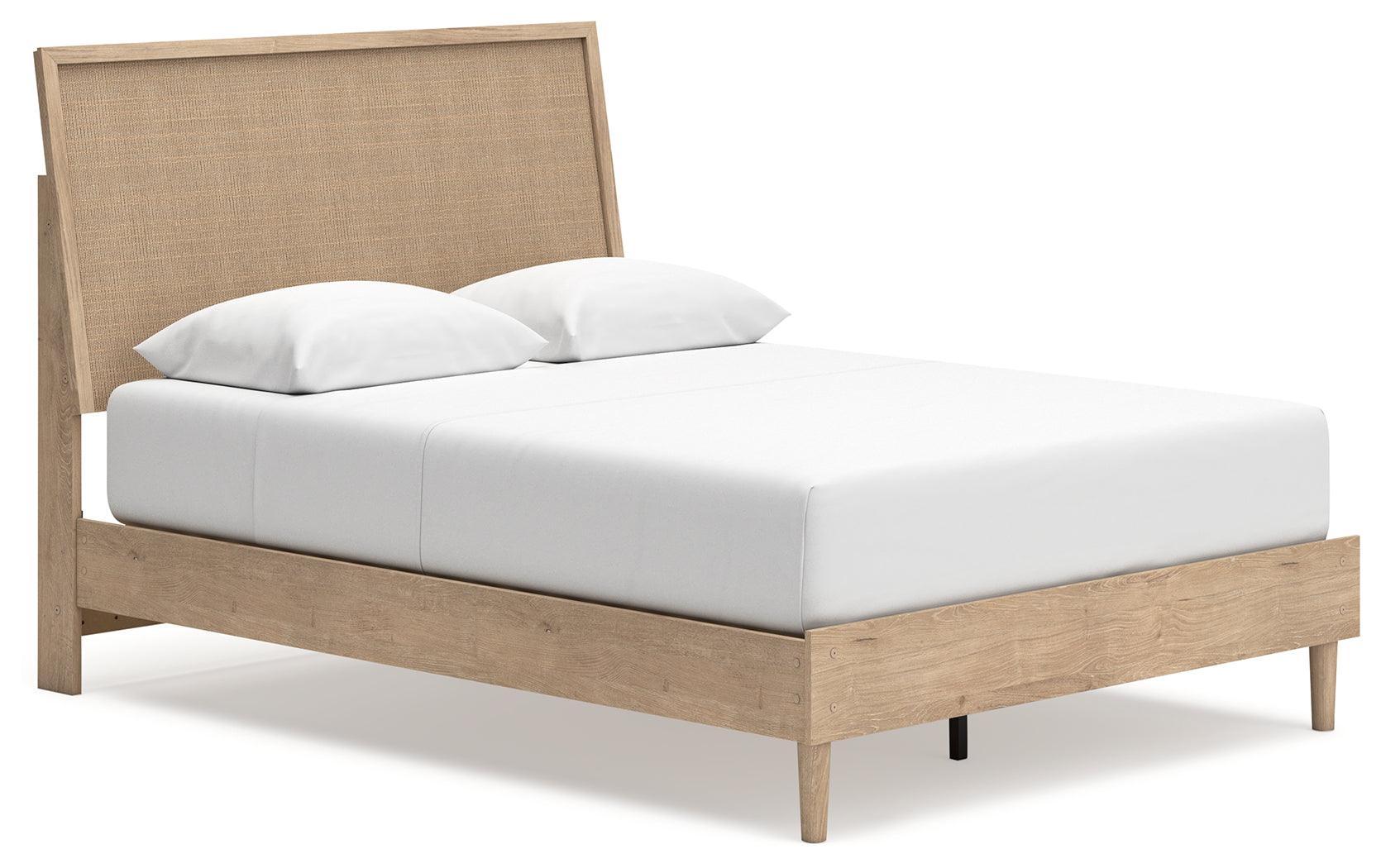 Cielden Two-tone Queen Panel Bed - Ella Furniture