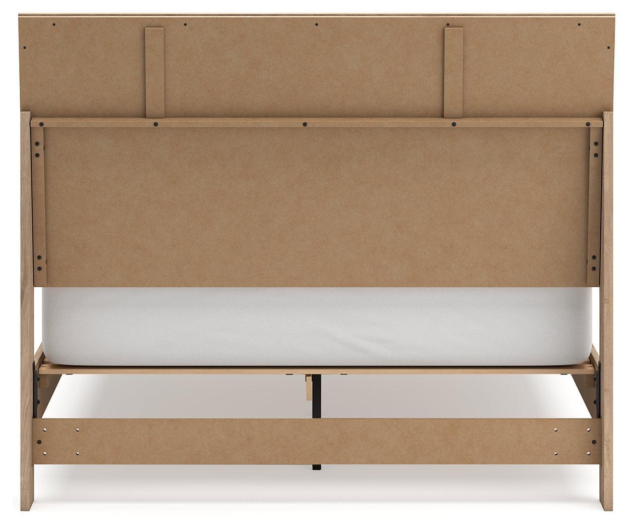 Cielden Two-tone Queen Panel Bed - Ella Furniture