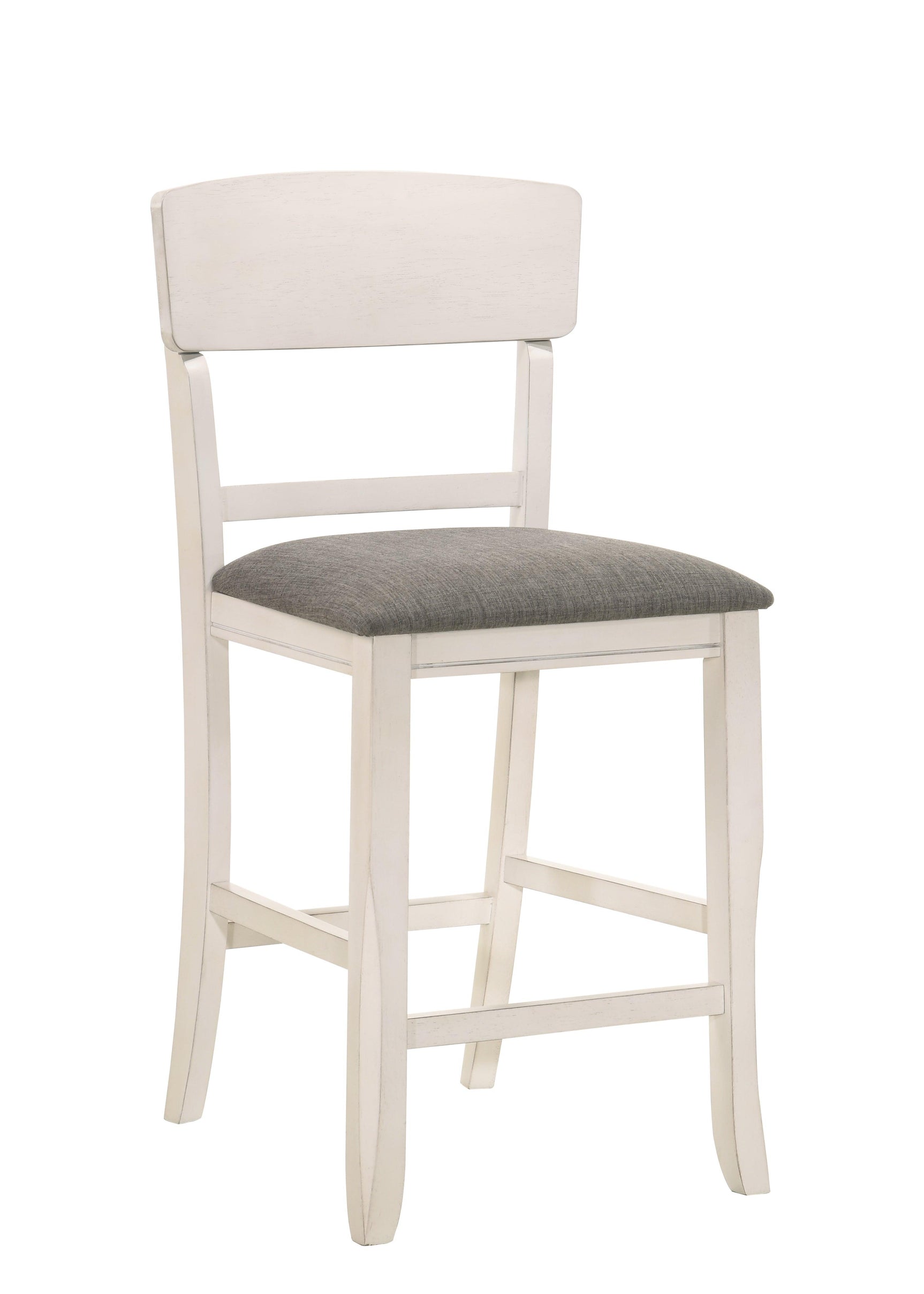 Conner Chalk-Gray Modern Wood Oval Counter Height Dining Room Set - Ella Furniture