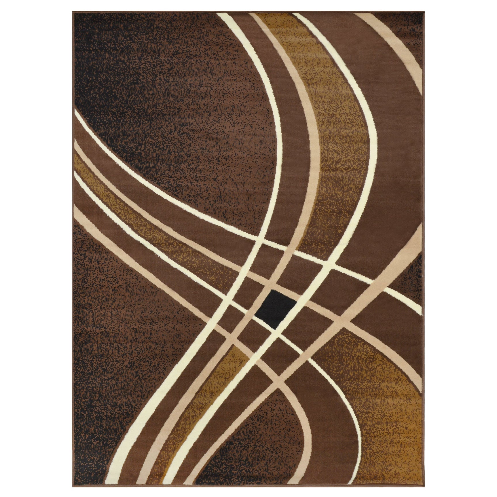 Contempo 42 5x7 Foot Chocolate Area Rug from Ella Furniture