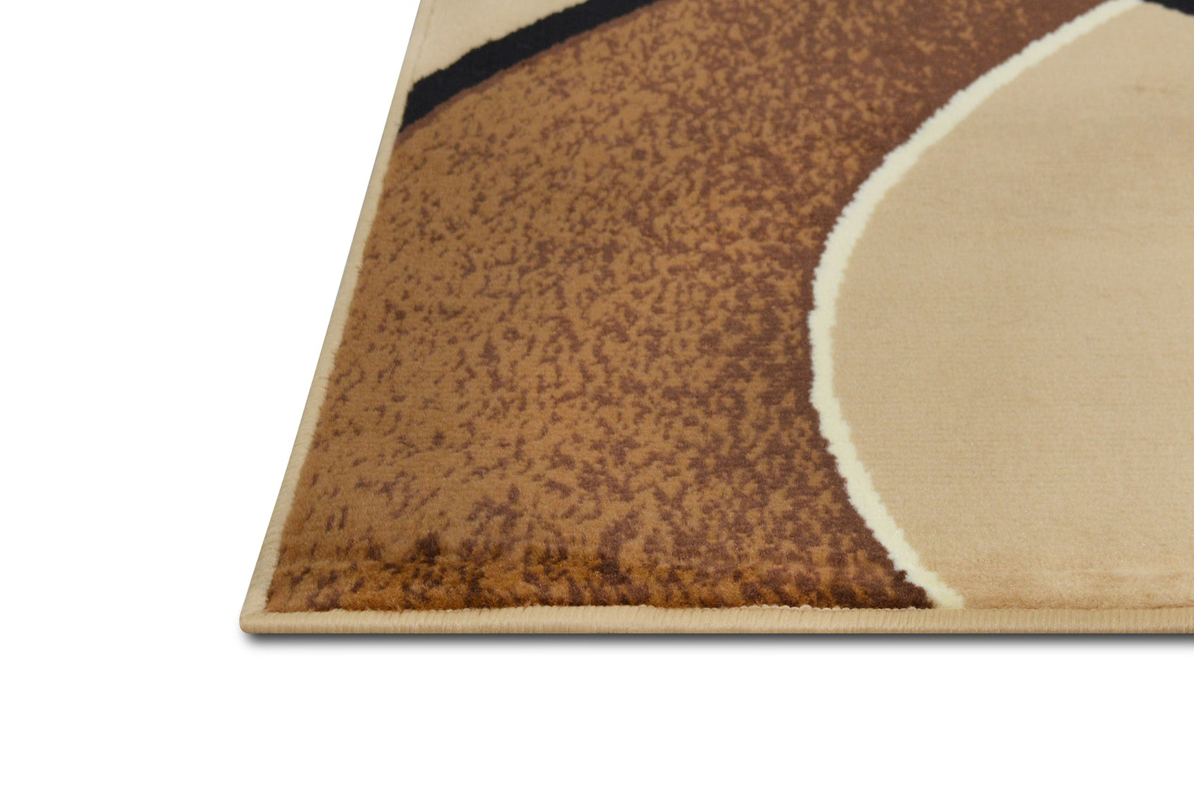 Contempo 42 5x7 Foot Latte Area Rug view 4
