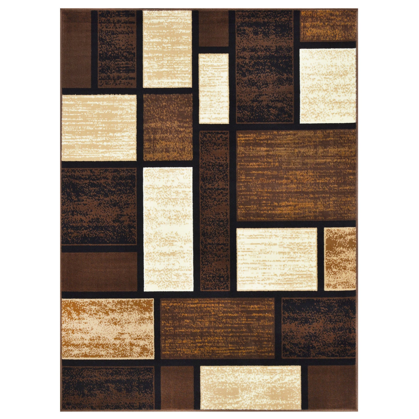 Contempo 43 Chocolate 5x7 Area Rug from Ella Furniture
