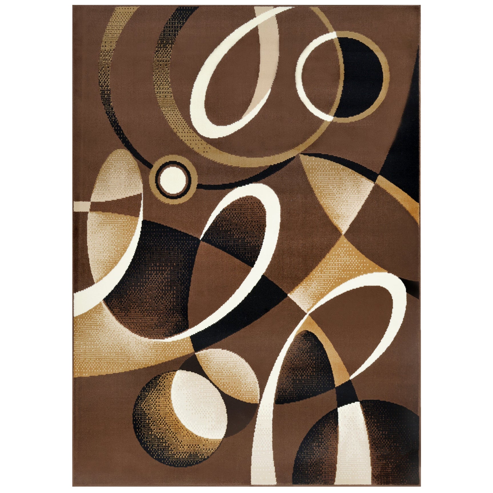 Contempo 45 Chocolate 5x7 Area Rug from Ella Furniture
