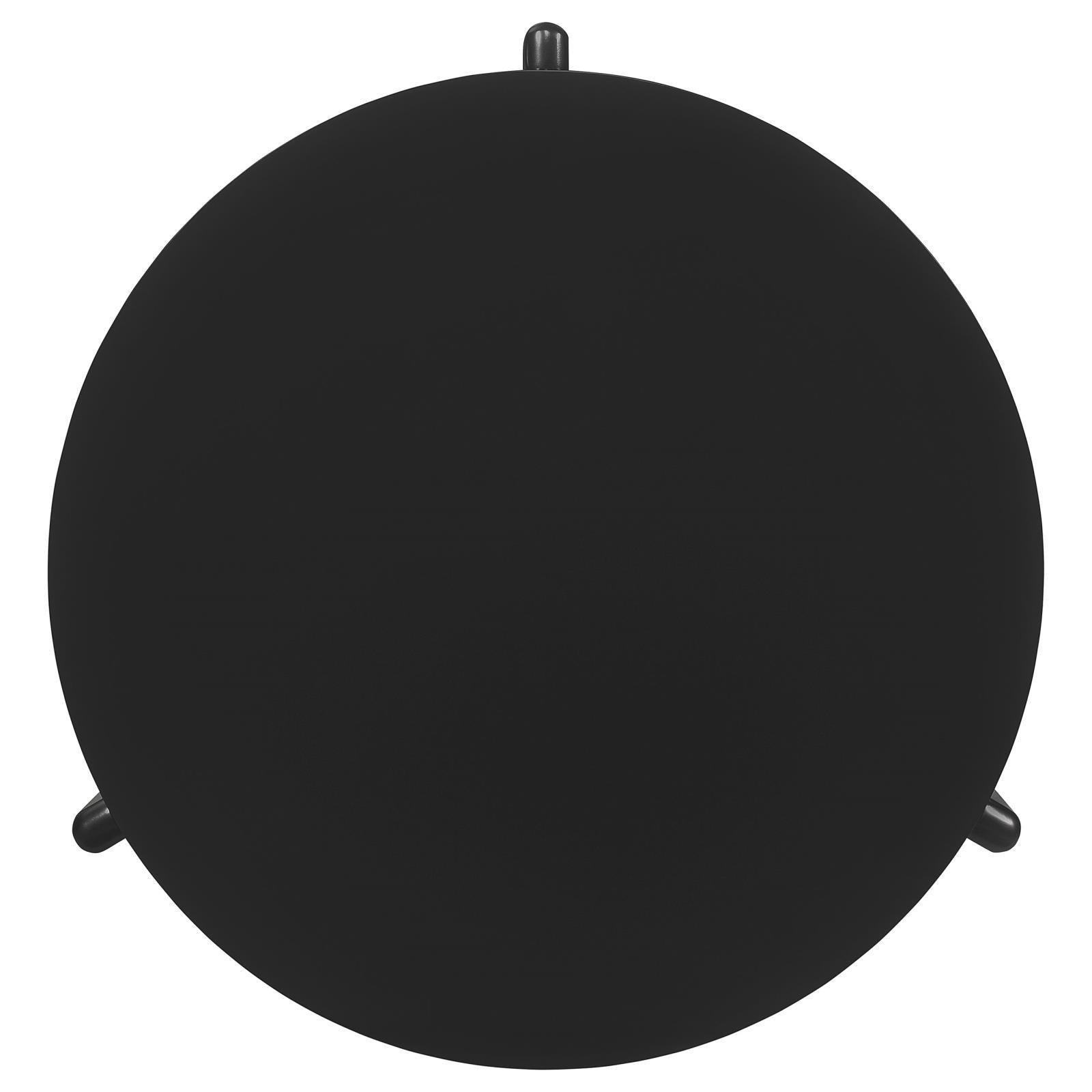 Cordova Round Solid Wood Coffee Table Black 709678 - Ella Furniture
