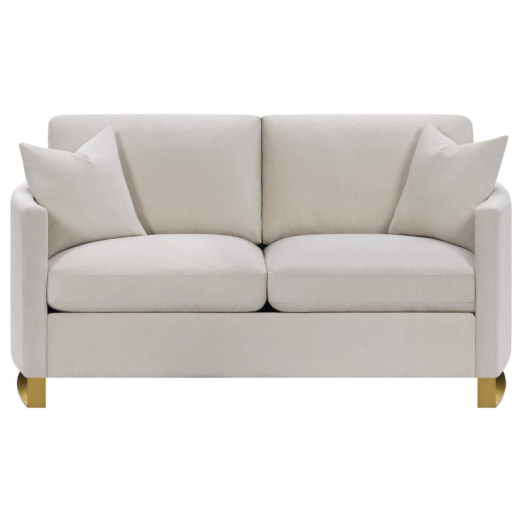 CORLISS COLLECTION Corliss 3-piece Upholstered Arched Arm Sofa Set Beige 508821-S3 - Ella Furniture