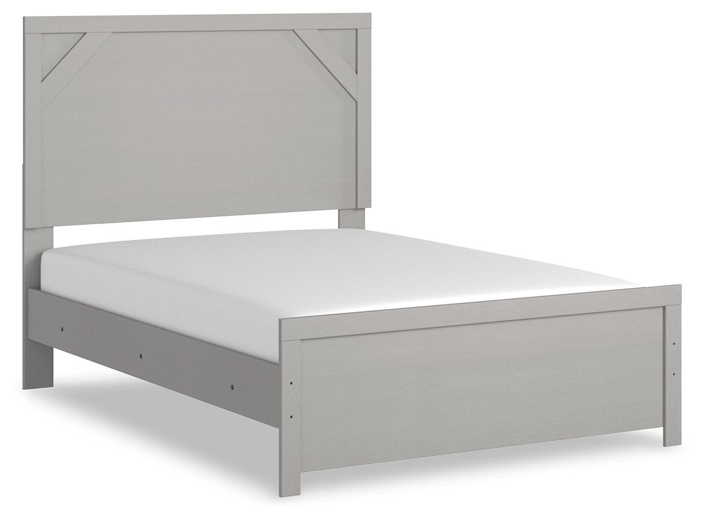 Cottenburg Light Gray/white Panel Bedroom Set - Ella Furniture