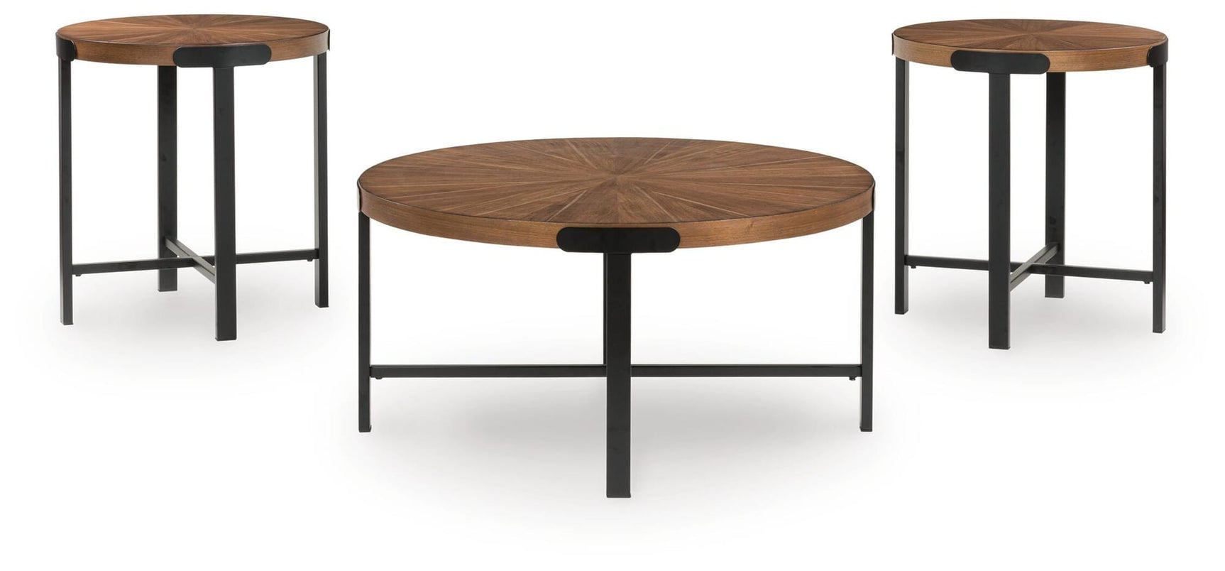 Crosstrail Brown Table (Set of 3) view 4