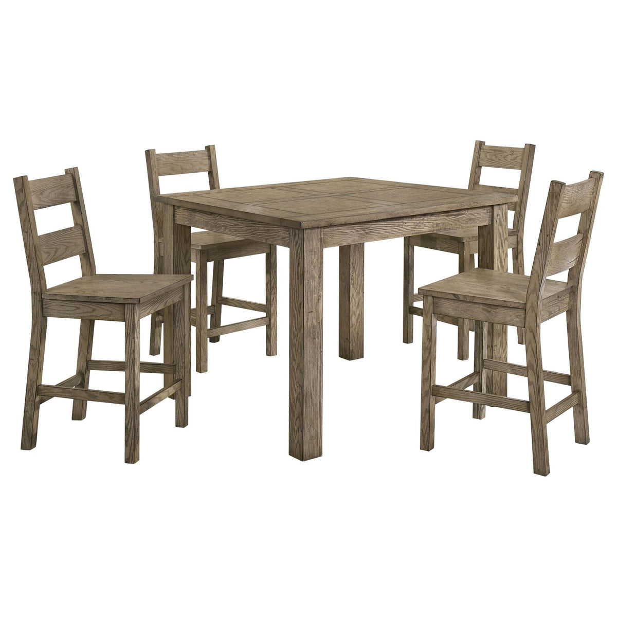 Cardova 5-Piece Counter Height Dining Table Set in Vineyard Oak — product image 2